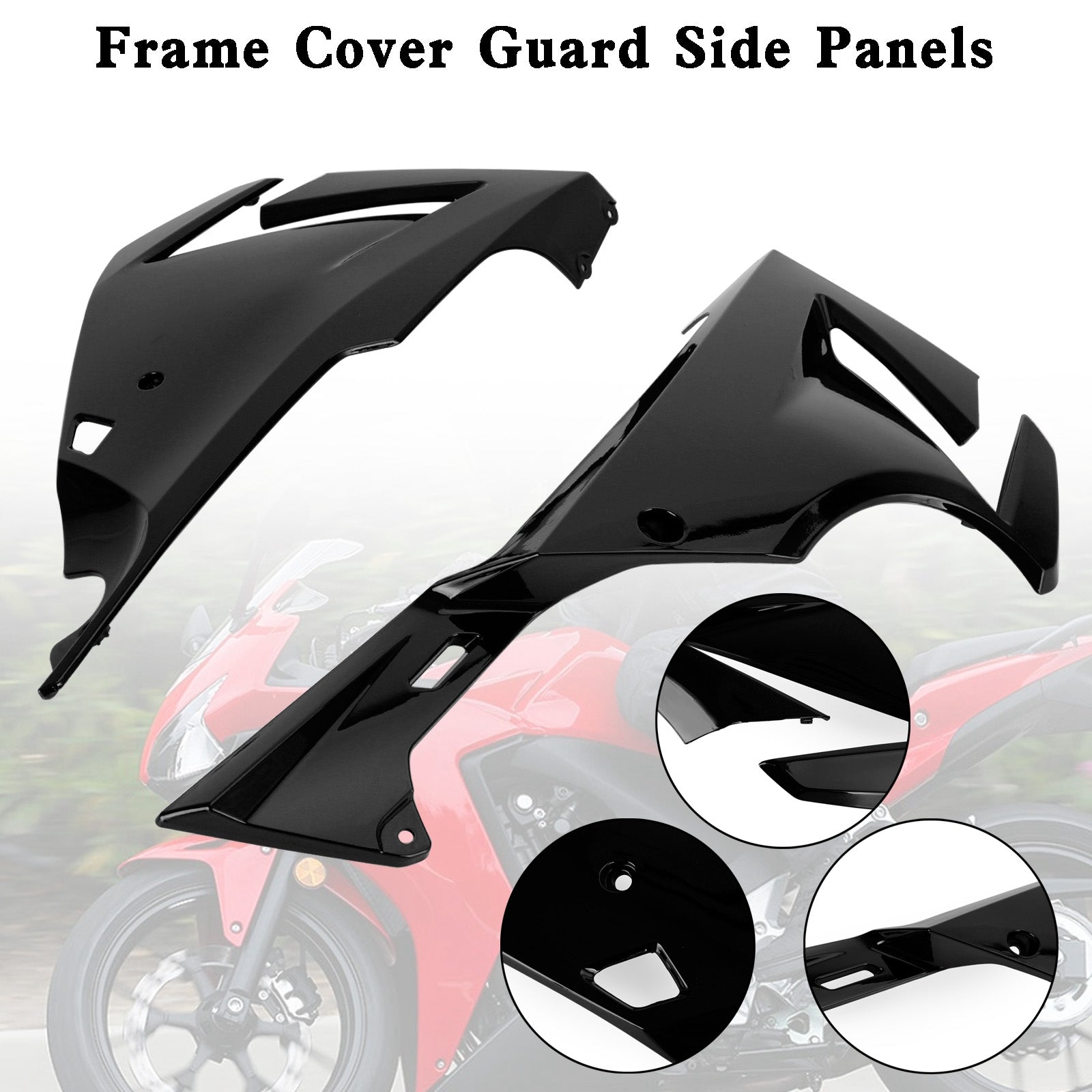 Side frame Panel Cover Fairing Cowl for Honda CBR500R 2019-2021 Generic