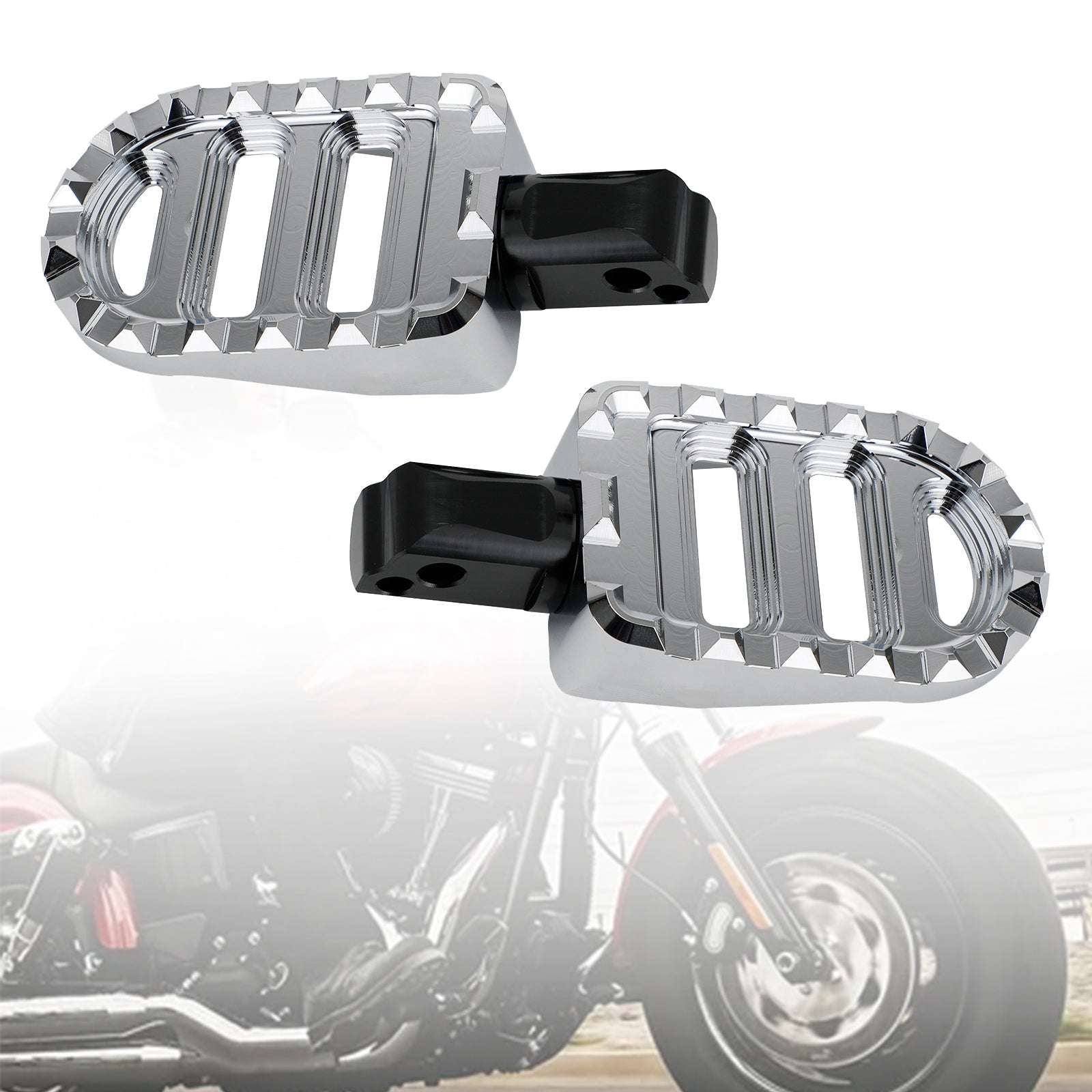 Rear Footrests Foot Peg fit for Sportster S Breakout Lower Rider Softail Slim