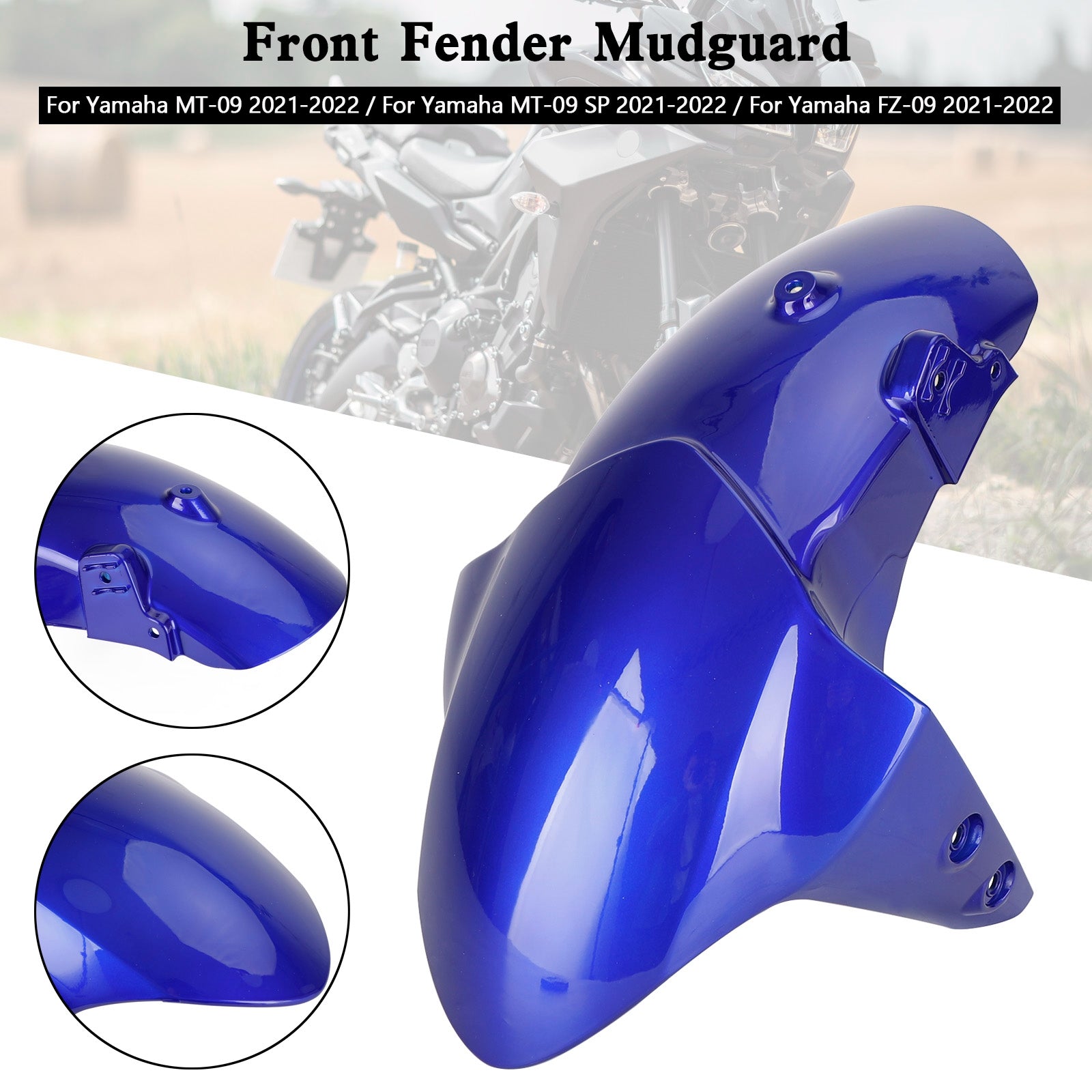 CARDINGO DE MUDA DEL FENDER Front para Yamaha MT-09/SP FZ-09 21-23 XSR900/GP 22-25