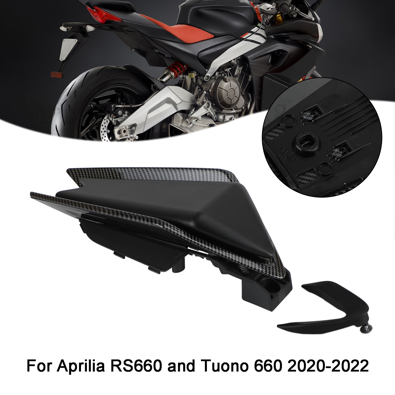 2020-2024 Aprilia RS660 RSV4 Tuono 660 Heckhaarverkleidungsabdeckung Generisch