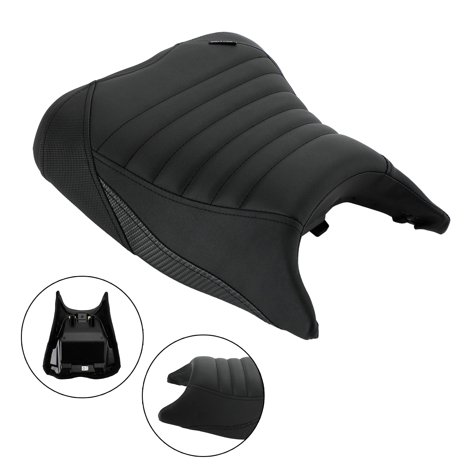 18-22 Kawasaki Ninja 400 Z400 Komplet pude rytter Passagersæde Green