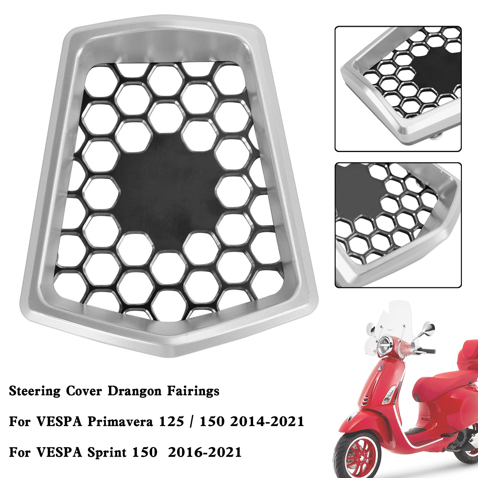 Front Center Horn Cover för Vespa Sprint Primavera 125/150 2014-2021