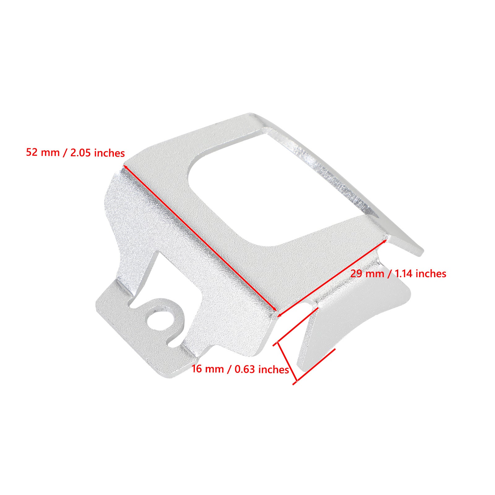 CNC Achterremvloeistof Reservoir Guard Cover Fit voor CF Moto 800mt CFMoto Generic