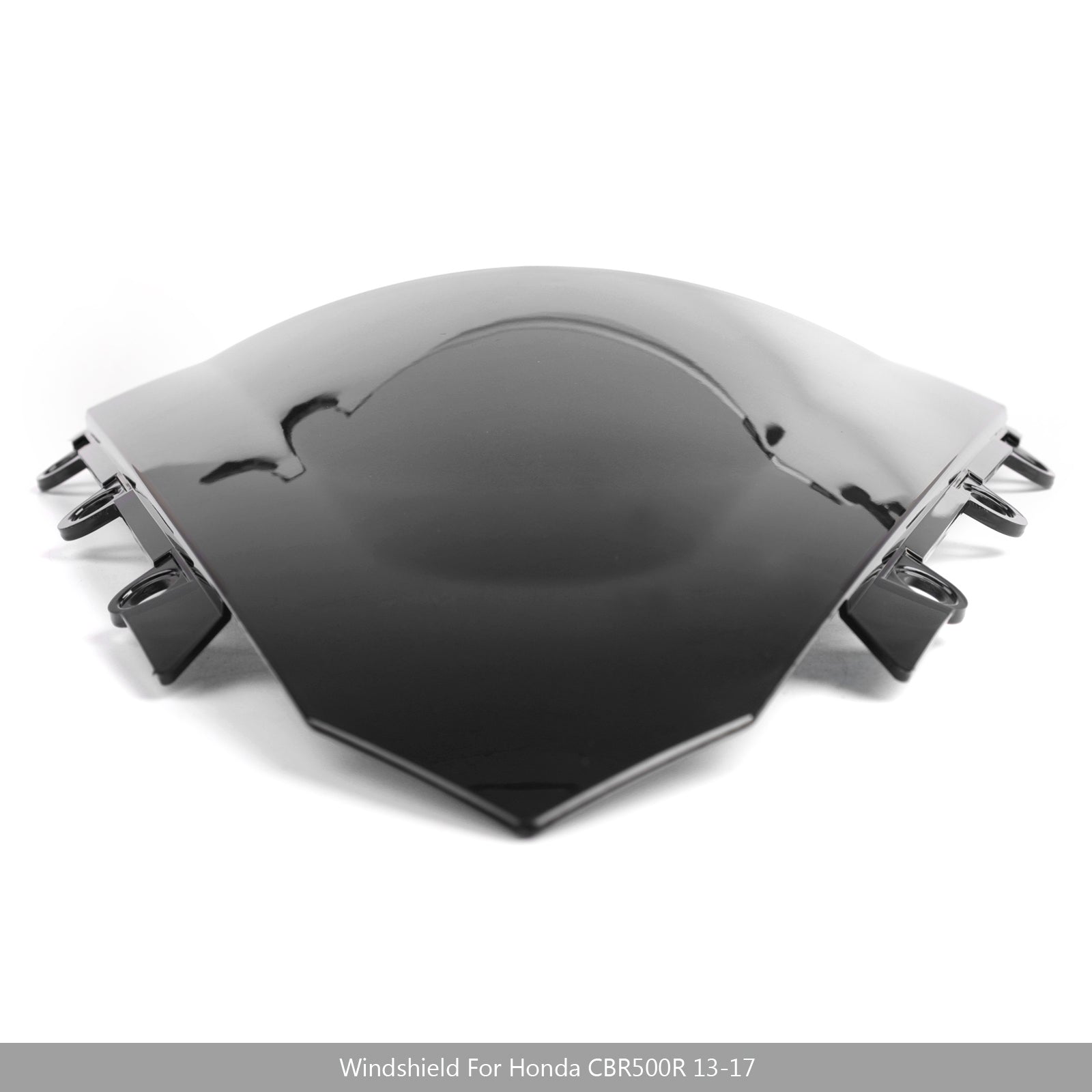 1-stuk motorfiets ABS-voorruit voorruit voor Honda CBR500R 2016-2018 Zwarte generieke