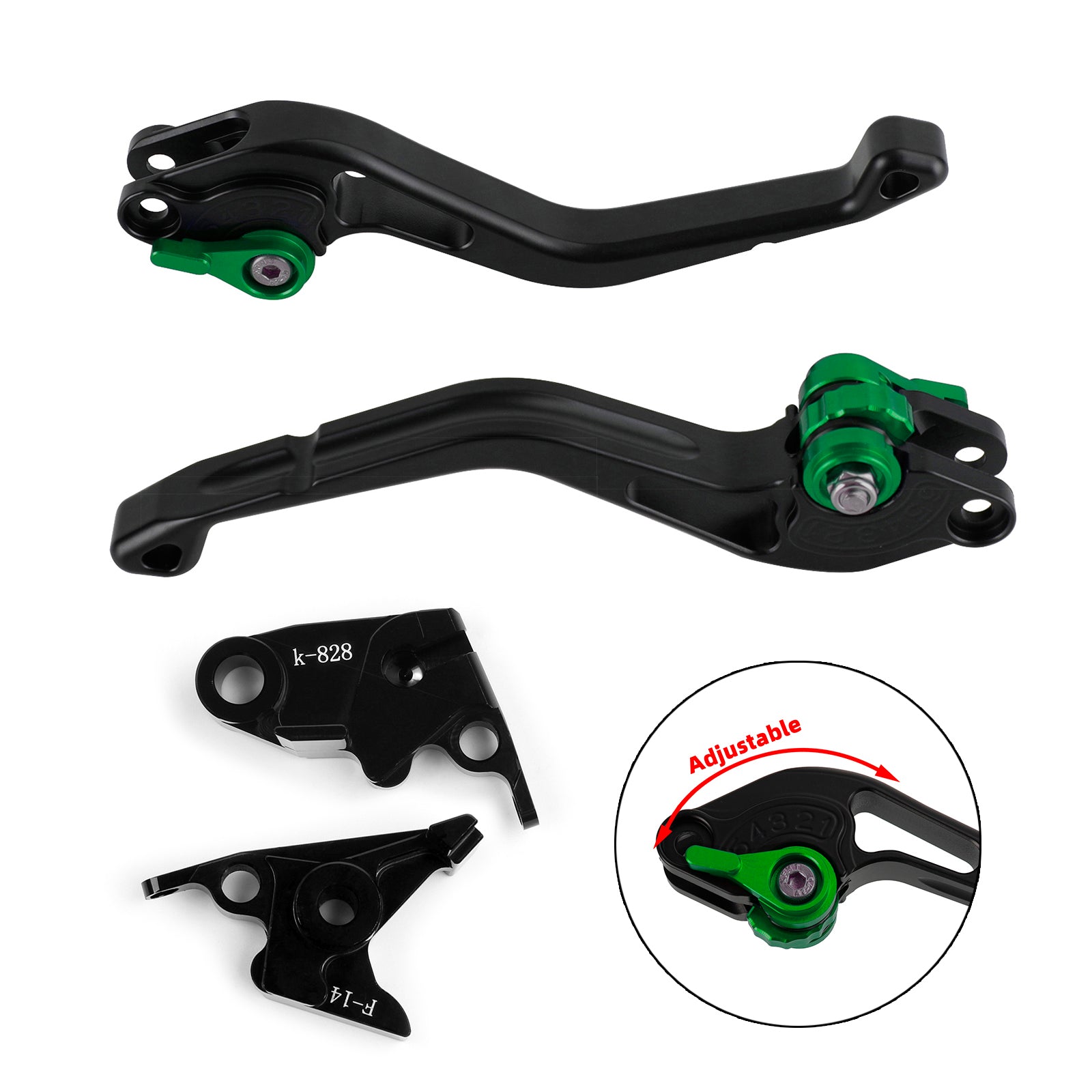 NEW Short Clutch Brake Lever fit for Kawasaki ZZR600 ZX6R ZX9R ZX10R Z1000