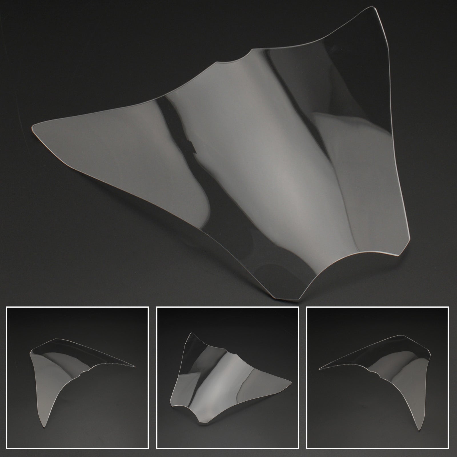 Främre strålkastarlinslampskydd täcker för Honda CB1000R 2008-2017 Smoke Generic