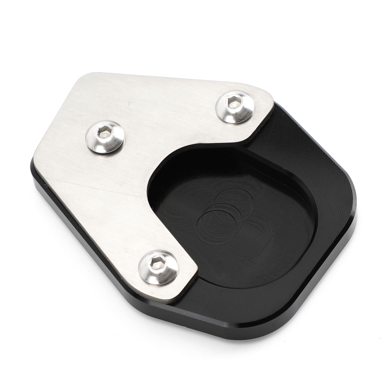 Moto Guzzi Kickstand Side Stand Extension Pad Fit for Moto Guzzi V85tt 2018-2019 Silver