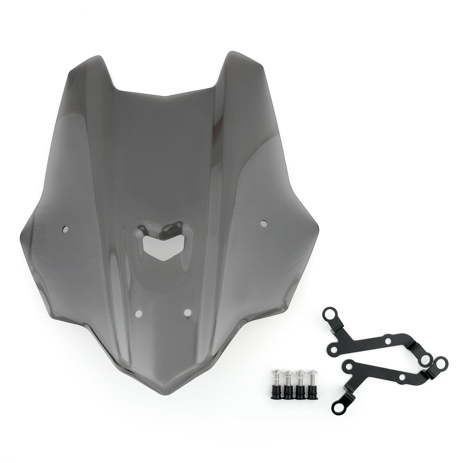 Windshield Windscreen + Bracket Double Bubble For Yamaha MT10 FZ10 16-18