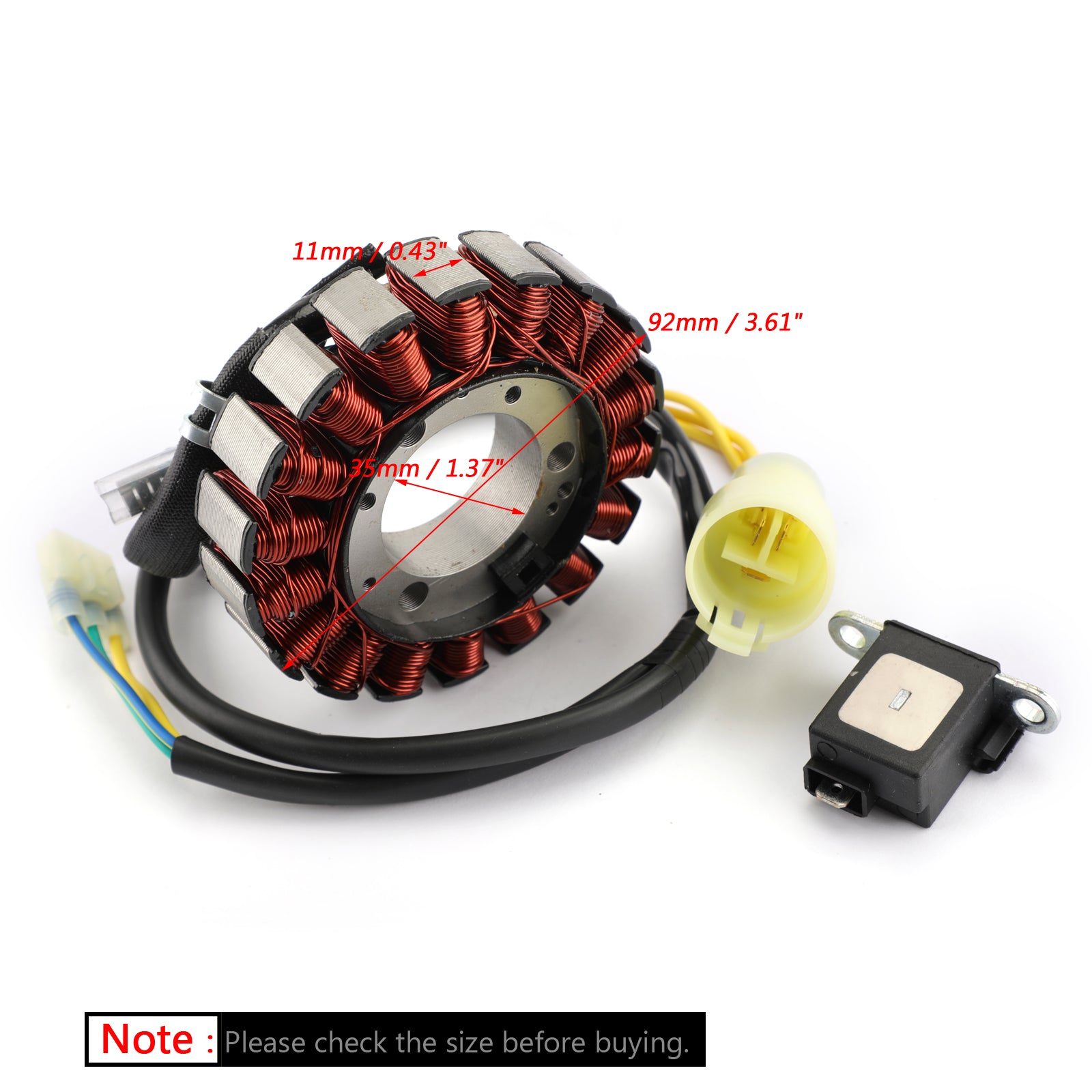 Stator Coil 18 Poles For Honda TRX300EX SPORTRAX 300 EX 1993-2008 TRX300X 2009 via FedEx