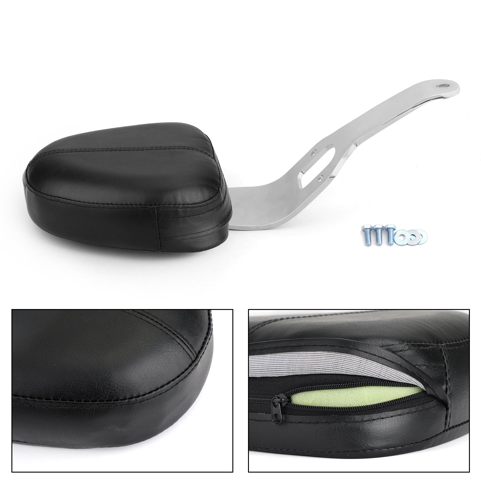 Förare rygg för indisk scout 2015-2018 Scout Sixty 2016-2018 Black Generic