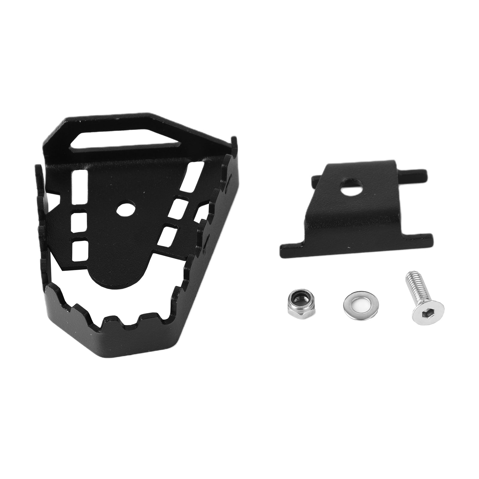 Extensión de pedal de freno de aluminio, clavija ampliadora para F850Gs F750Gs 08-16 09, color plateado genérico