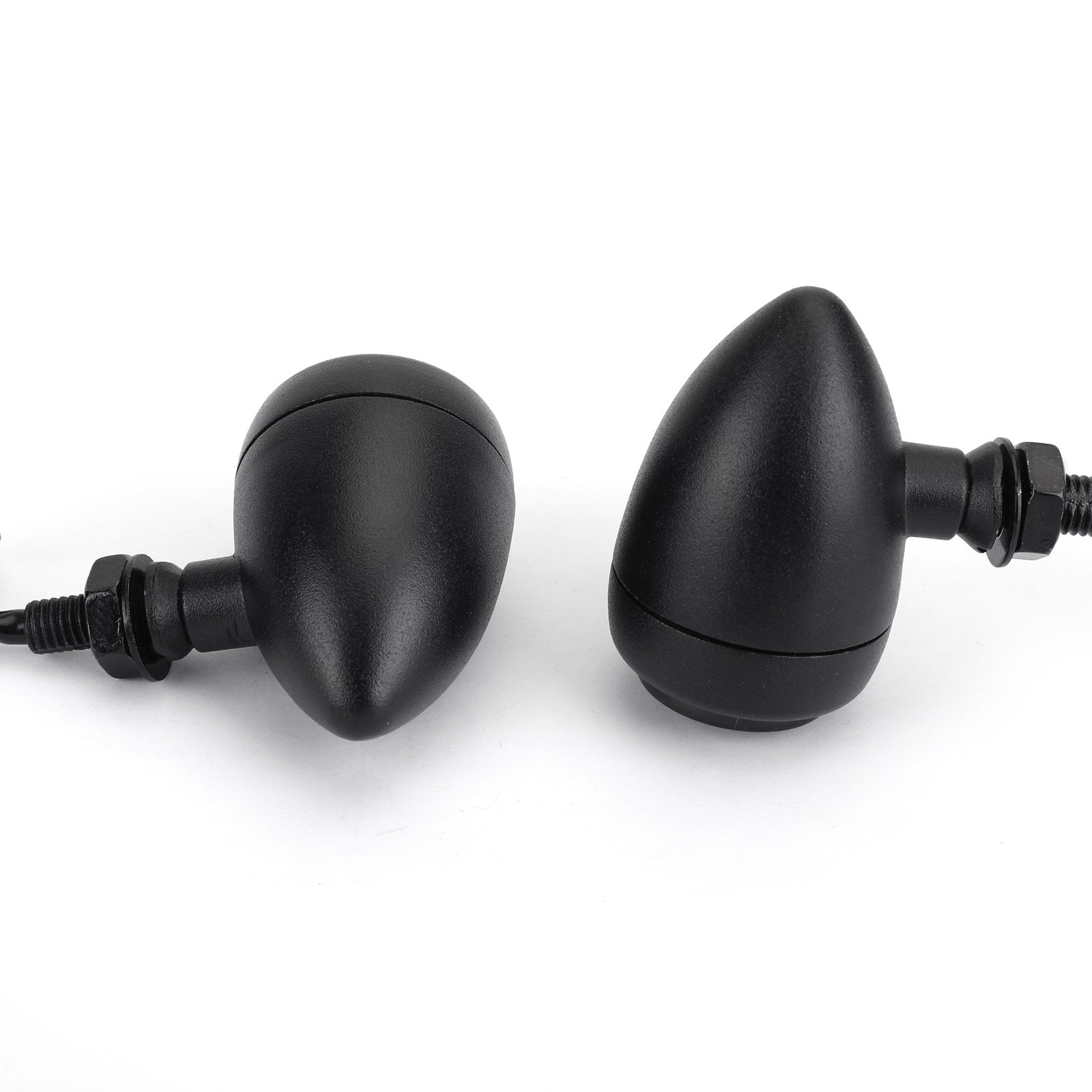 Blinklys indikatorer passer for Harley Chopper Cafe Racer Black