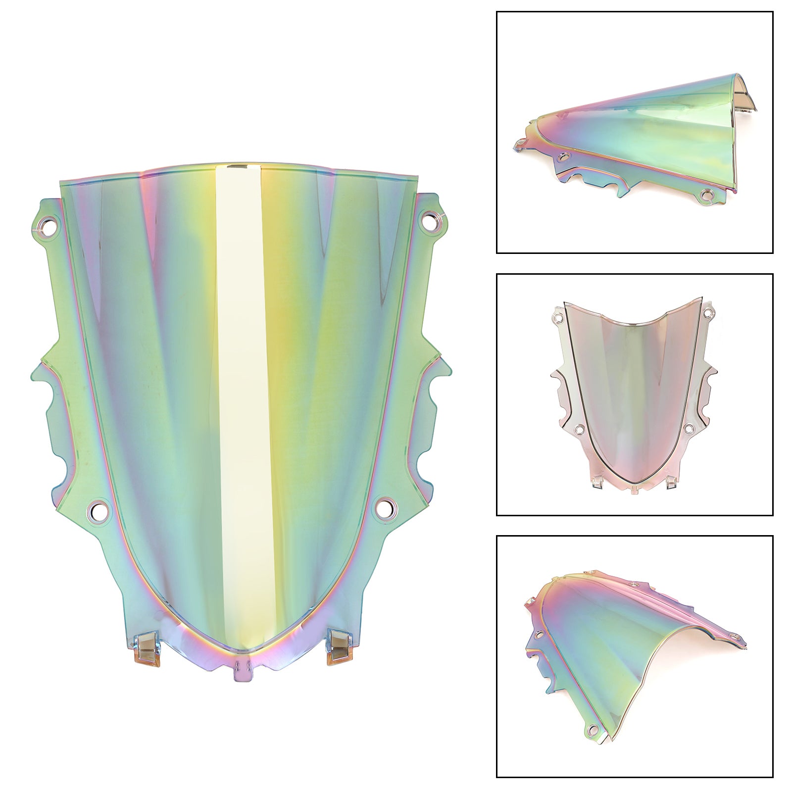 ABS Plastic Motorfiets voorruit wi voorruit voor Yamaha YZF R3 2019-2020 Generic