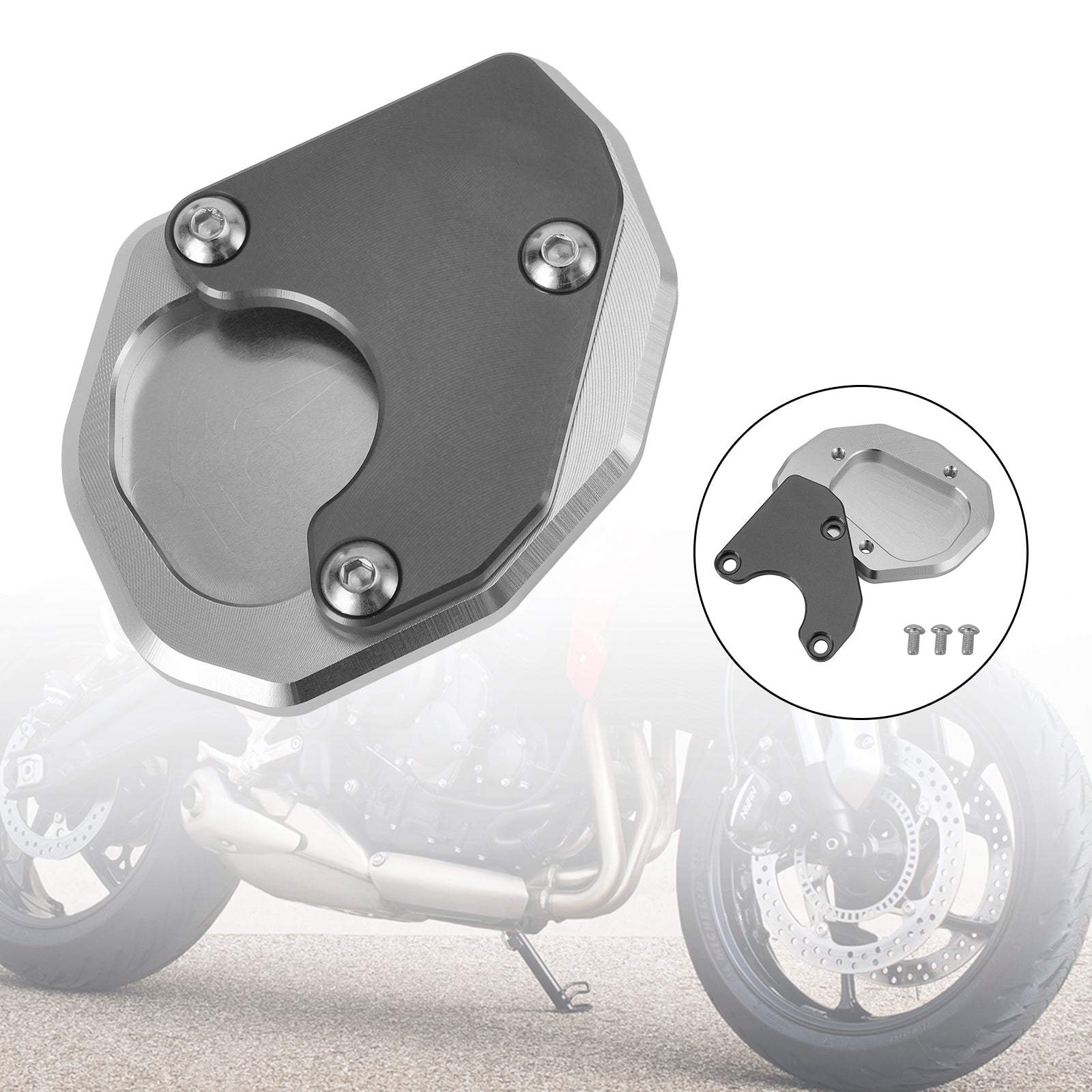 21-22 Trident 660 Kickstand Enlarge Plate Pad