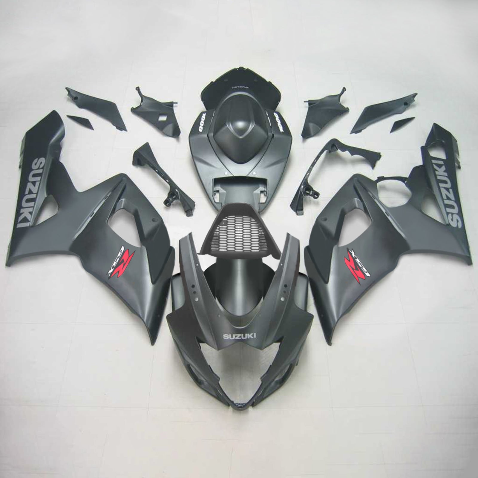 Amotopart 2005-2006 Suzuki GSXR1000 Fairing Matte Dark Grey Kit