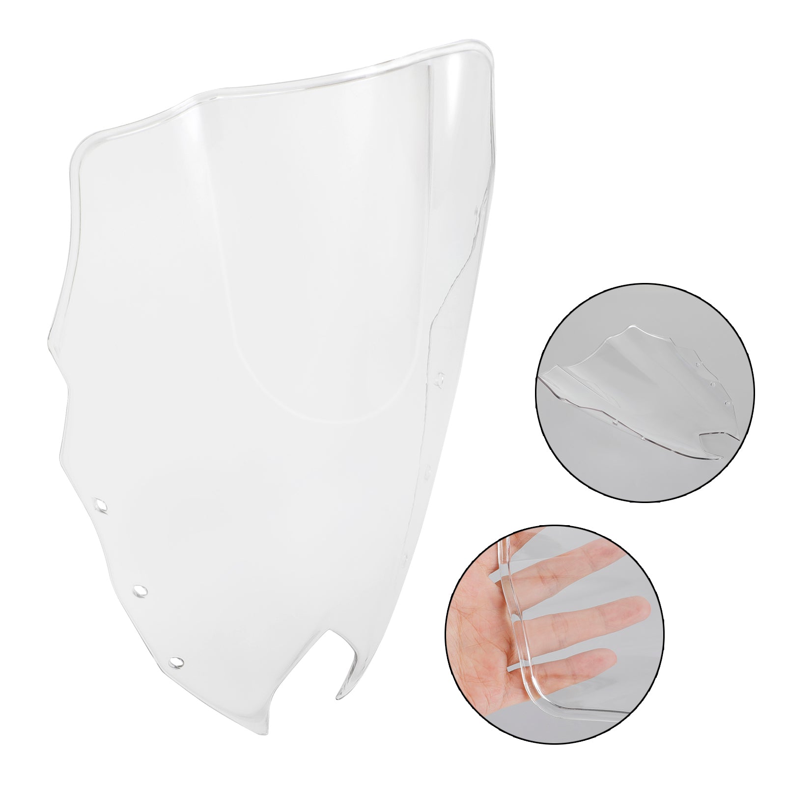 Le pare-brise de moto ABS Ajustement pour Yamaha FZ6R FZ-6R FZS600 2009-2015