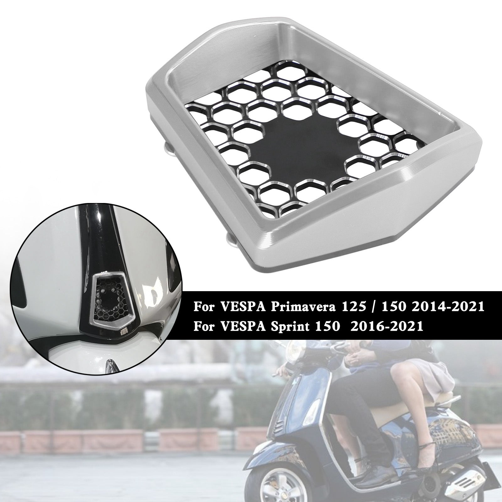 Front Center Horn Cover för Vespa Sprint Primavera 125/150 2014-2021