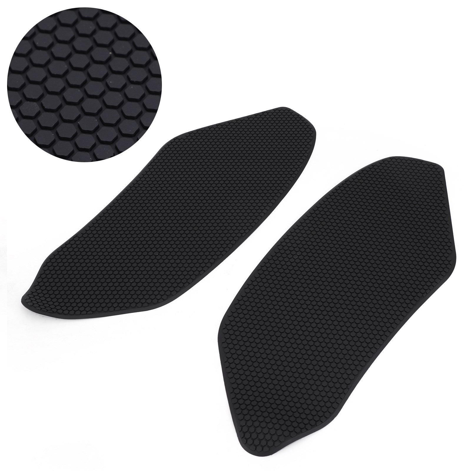 アプリリア RSV4 2016-2020 ラバー ペア タンク プロテクター サイド タンクパッド ブラック