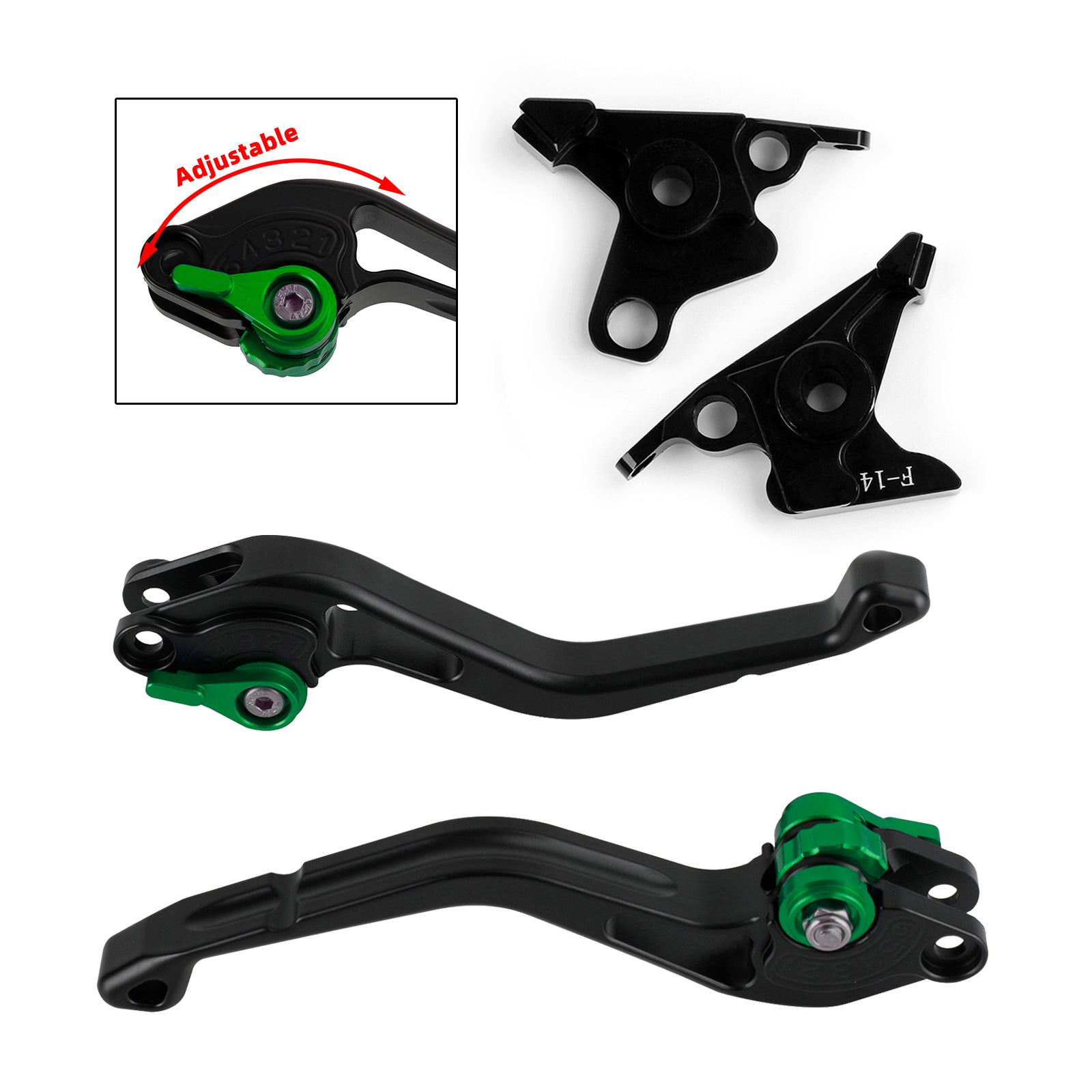 NEW Short Clutch Brake Lever fit for Kawasaki ZRX1100 ZZR1200 ZX7R ZG1000
