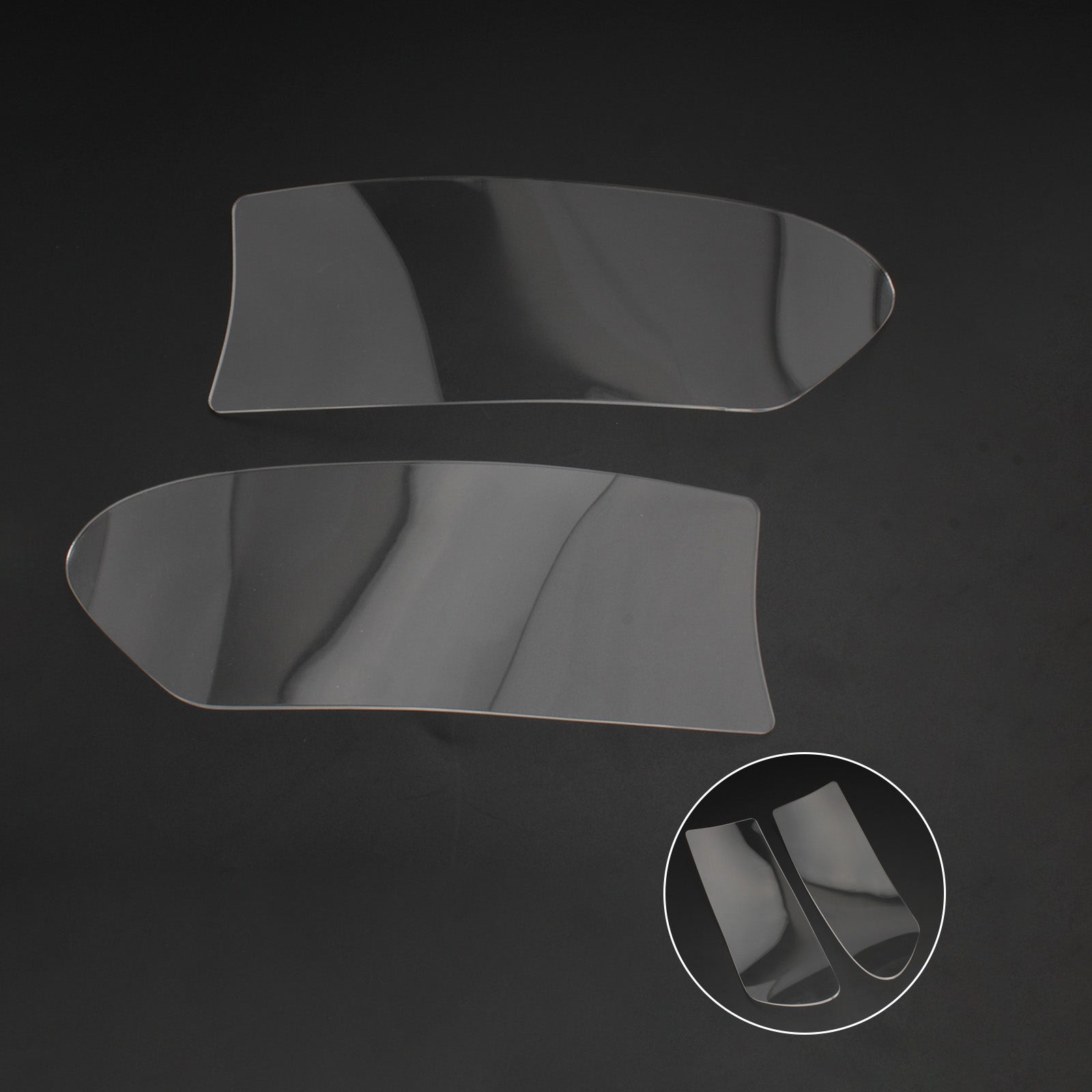 Cubierta de protección de lente de faro delantero para Honda Cbr 600 Rr 2013-2018? humo genérico