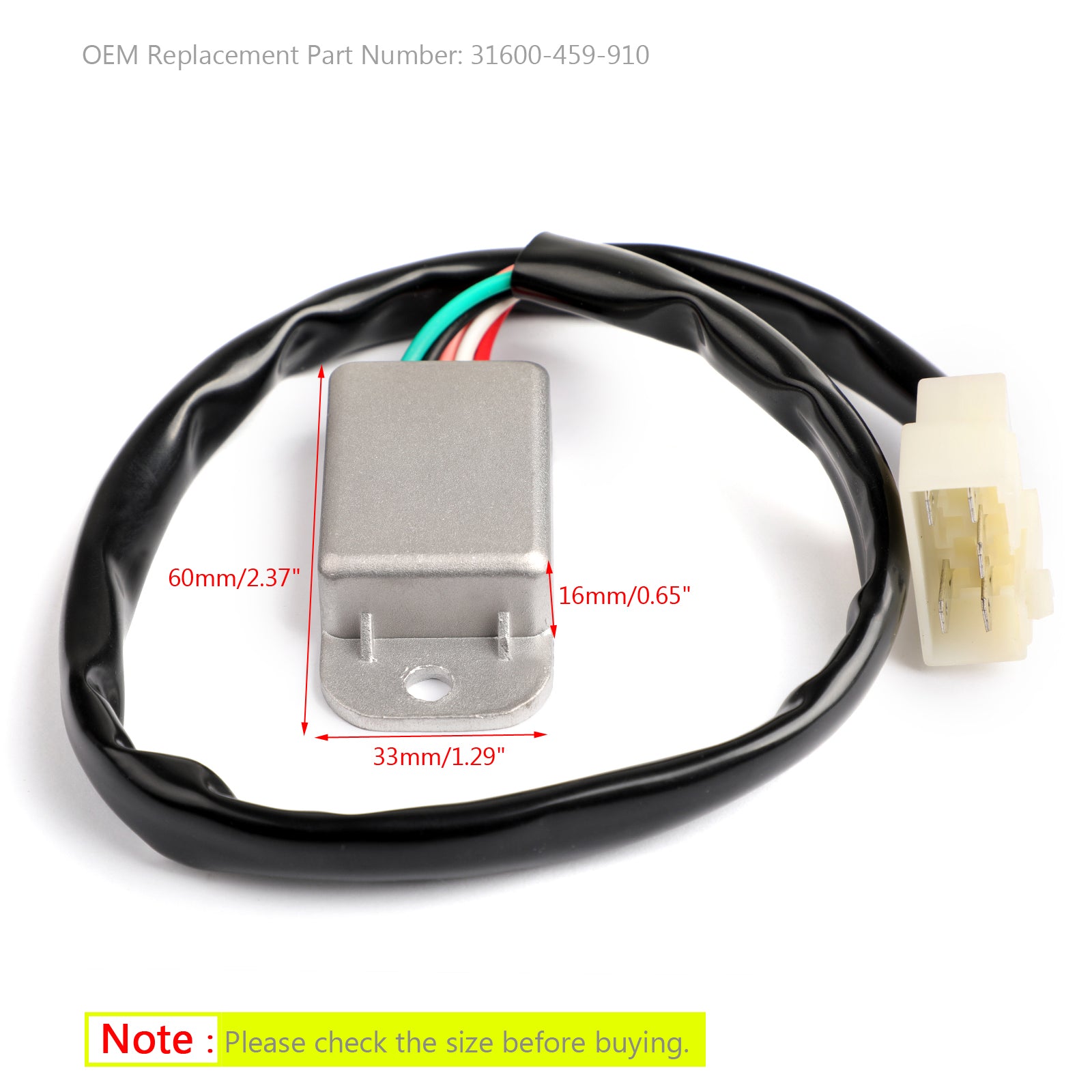 Neuer Regler Gleichrichter 6V für Honda CT110 Postie Bikesc 1986-03 31600-459-910 Generic