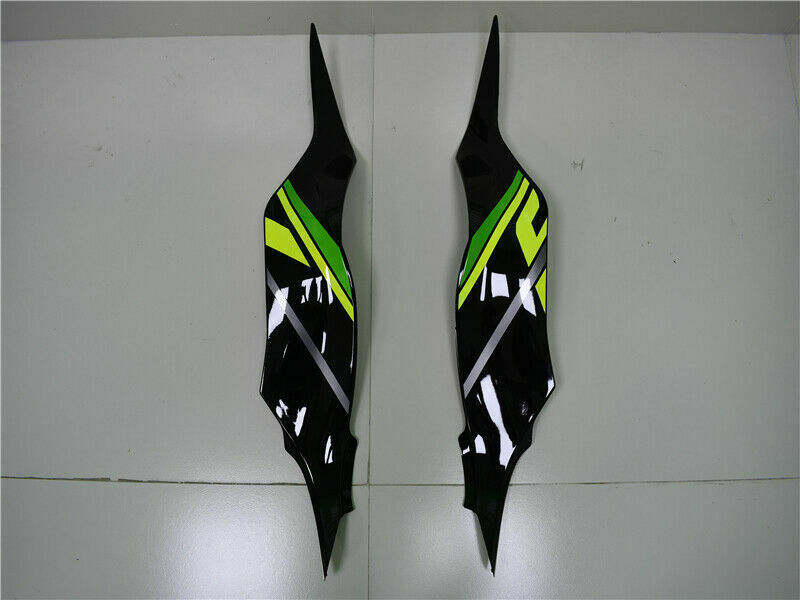 Amotopart 2013-2018 Kawasaki Zx6R Fairing Green Black Kit