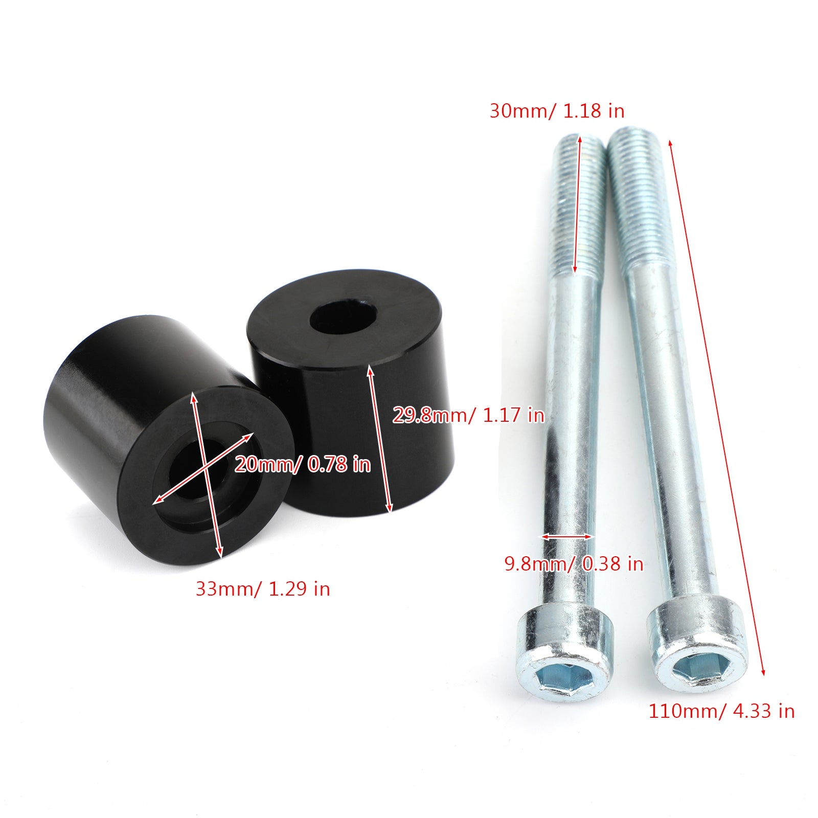 30-mm-Anstieg für Ducati Multistradada 1200/s 1260 950/s 10-19