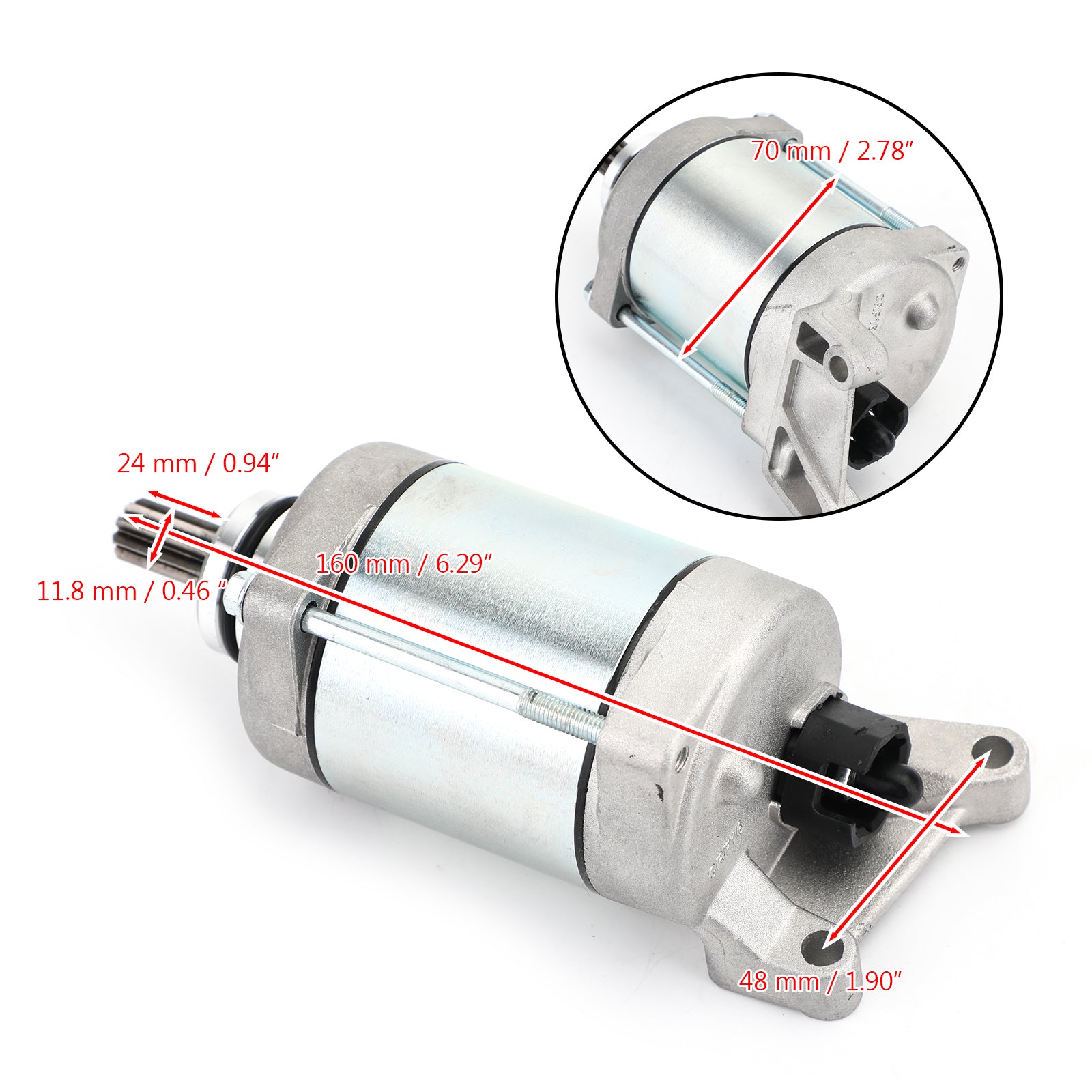 Starter Fit For Yamaha YFZ450R SE ATV 2009-2020 YFZ450X 2010-2011 18P-81890-00 Generic FedEx Express Shipping