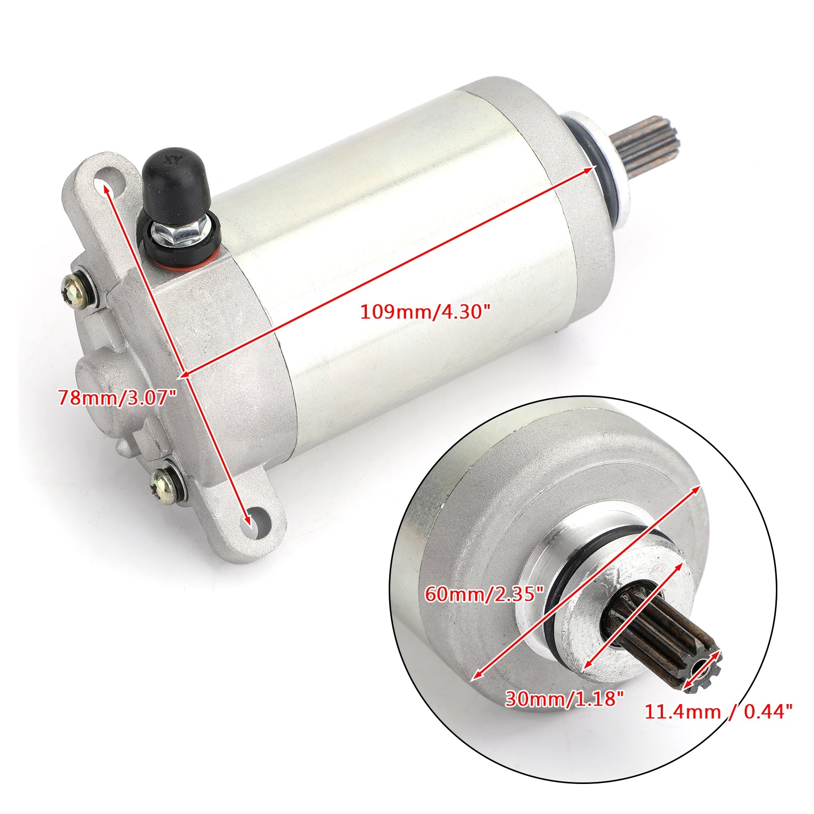 New Starter For Kawasaki ATV KLF220 KLF250 Bayou 220 250 88-11 21163-1130 KA-104