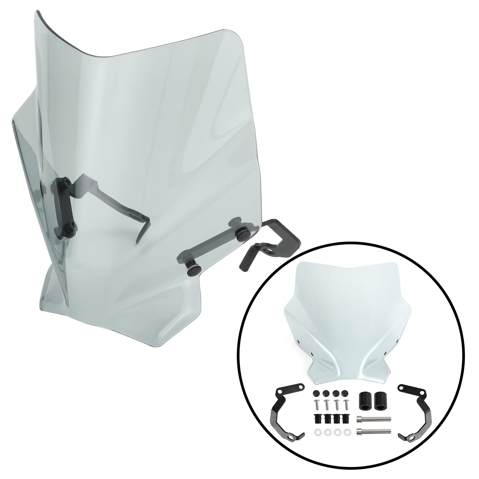 Pare-brise ajustement du pare-brise pour le monstre Ducati 821 1200 1200S 1200R 2014-2020 générique