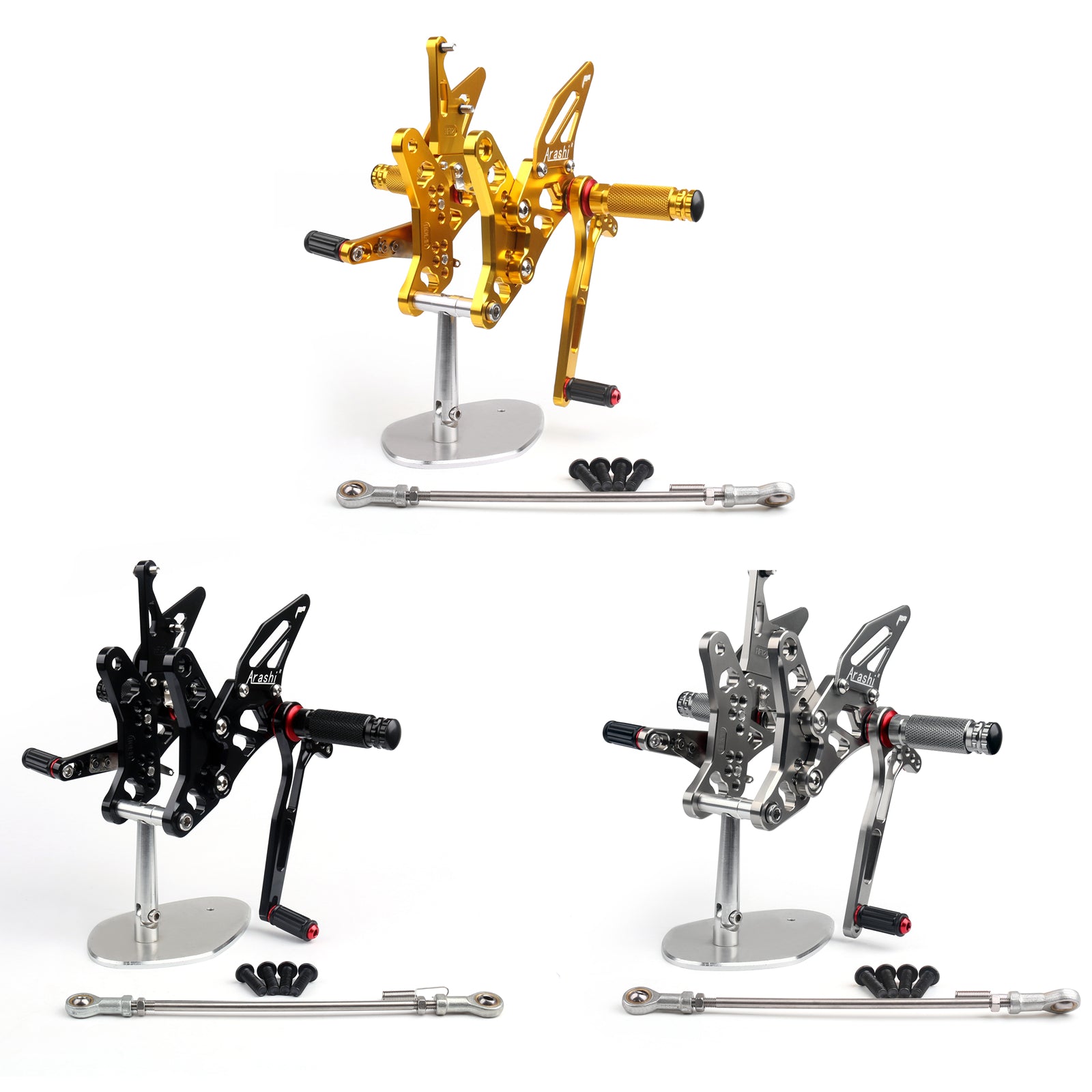 2016-2019 Suzuki SV650/s Justerbare bageste fodstøtte fodpinde bageste sæt