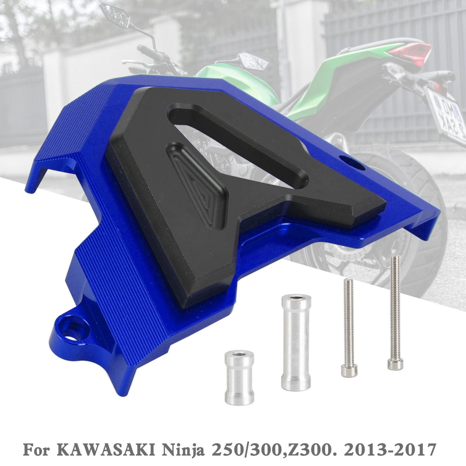 Front Sprocket Cover Chain Guard For KAWASAKI Ninja 250 300 Z300 2013-2017