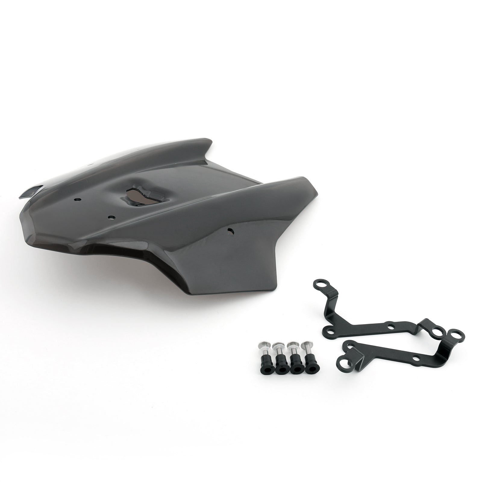 Windshield Windscreen + Bracket Double Bubble For Yamaha MT10 FZ10 16-18