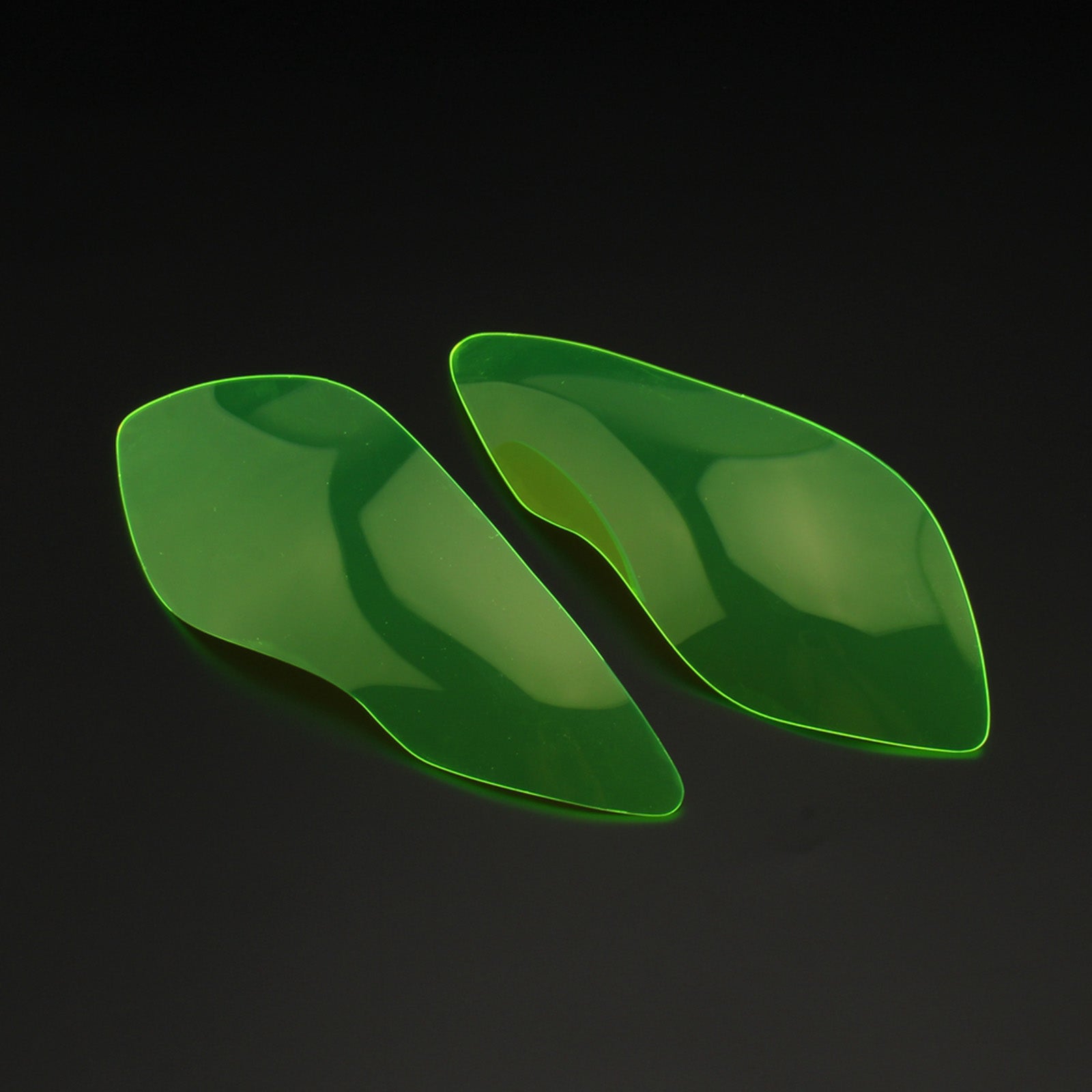 Protector de lente de faro delantero para Kawasaki Zx-636R Zx-6R 09-18, humo genérico