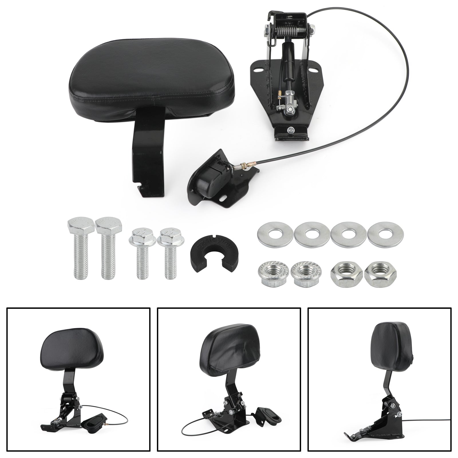 Bestuurdersrugleuning geschikt voor 2009-2015 Touring Road Street Electra Glide FLHR FLTR