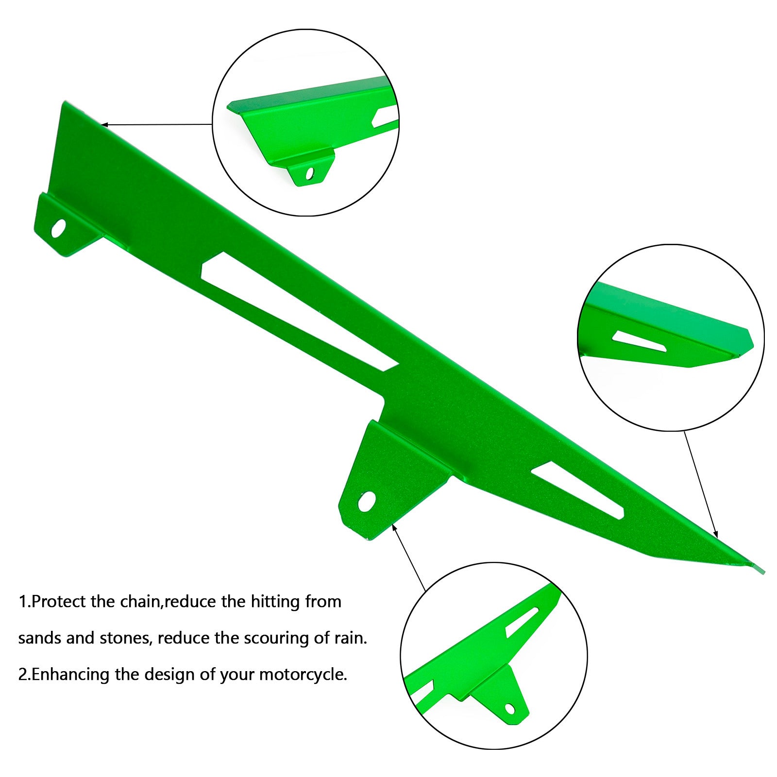 11-21 Kawasaki Z1000SX NINJA 1000 Z1000 Sprocket Chain Guard Cover