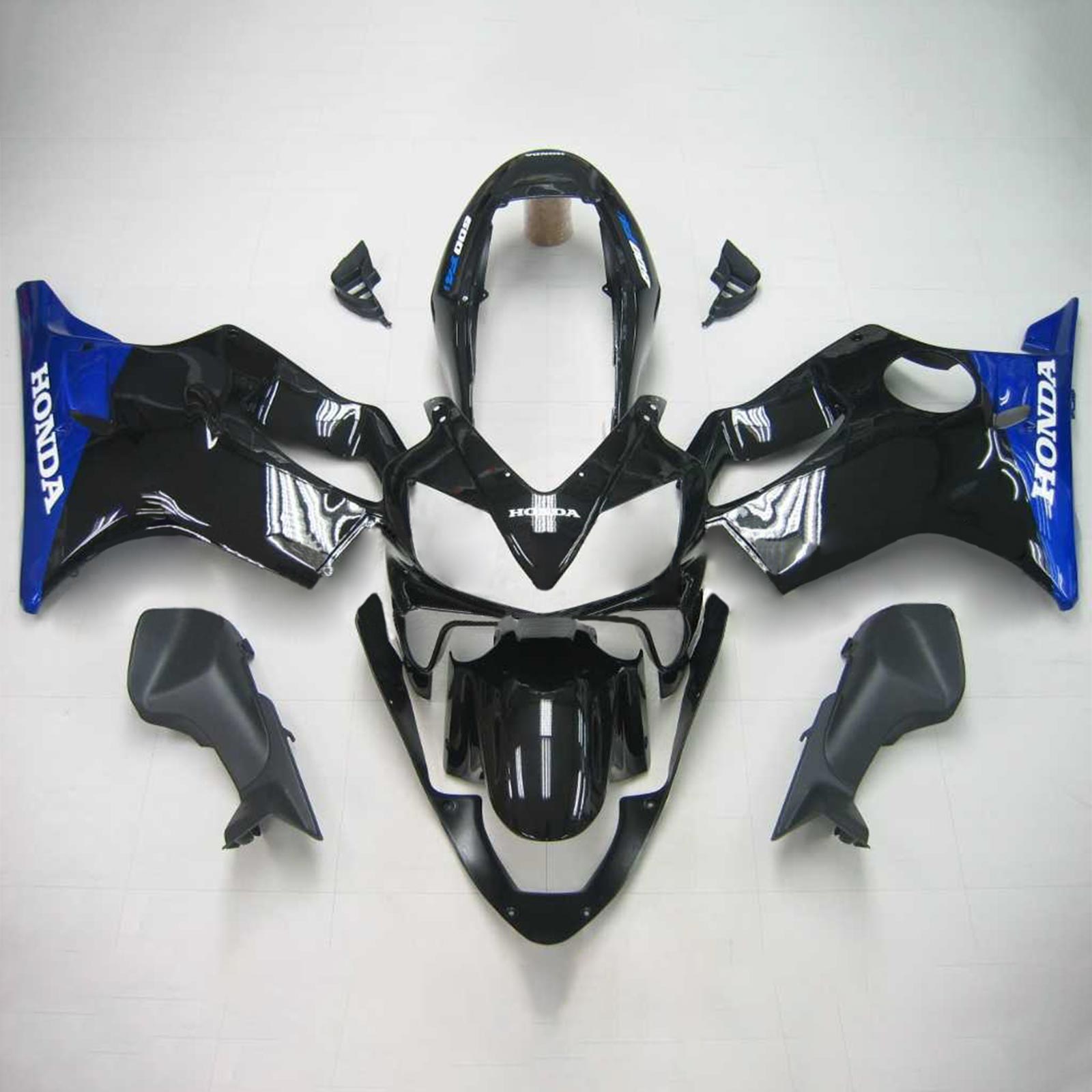 Amotopart Honda CBR600 F4i 2004-2007 Black&Blue Fairing Kit