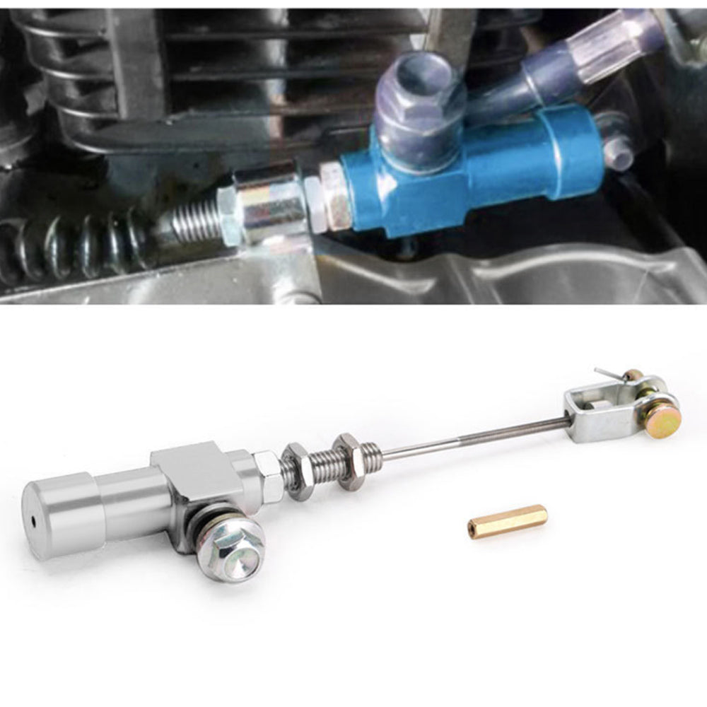 Bomba de freno de varilla de cilindro maestro de embrague hidráulico de motocicleta M10X1.25Mm aluminio genérico