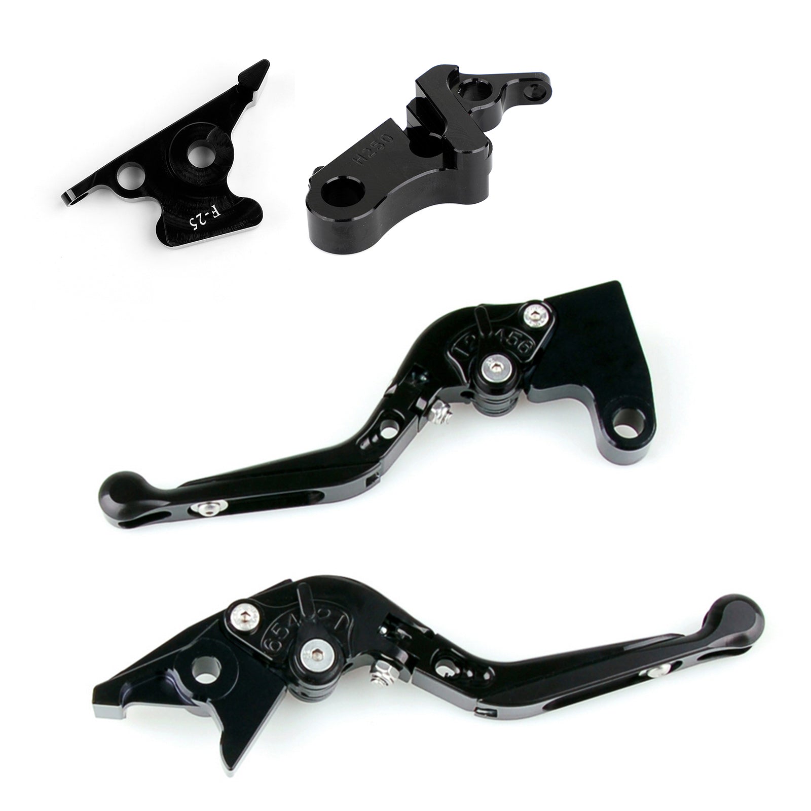 Palanca de freno de embrague ajustable para Honda CBR500R/CB500F 19-21 CBR300R 19-21 Genérico