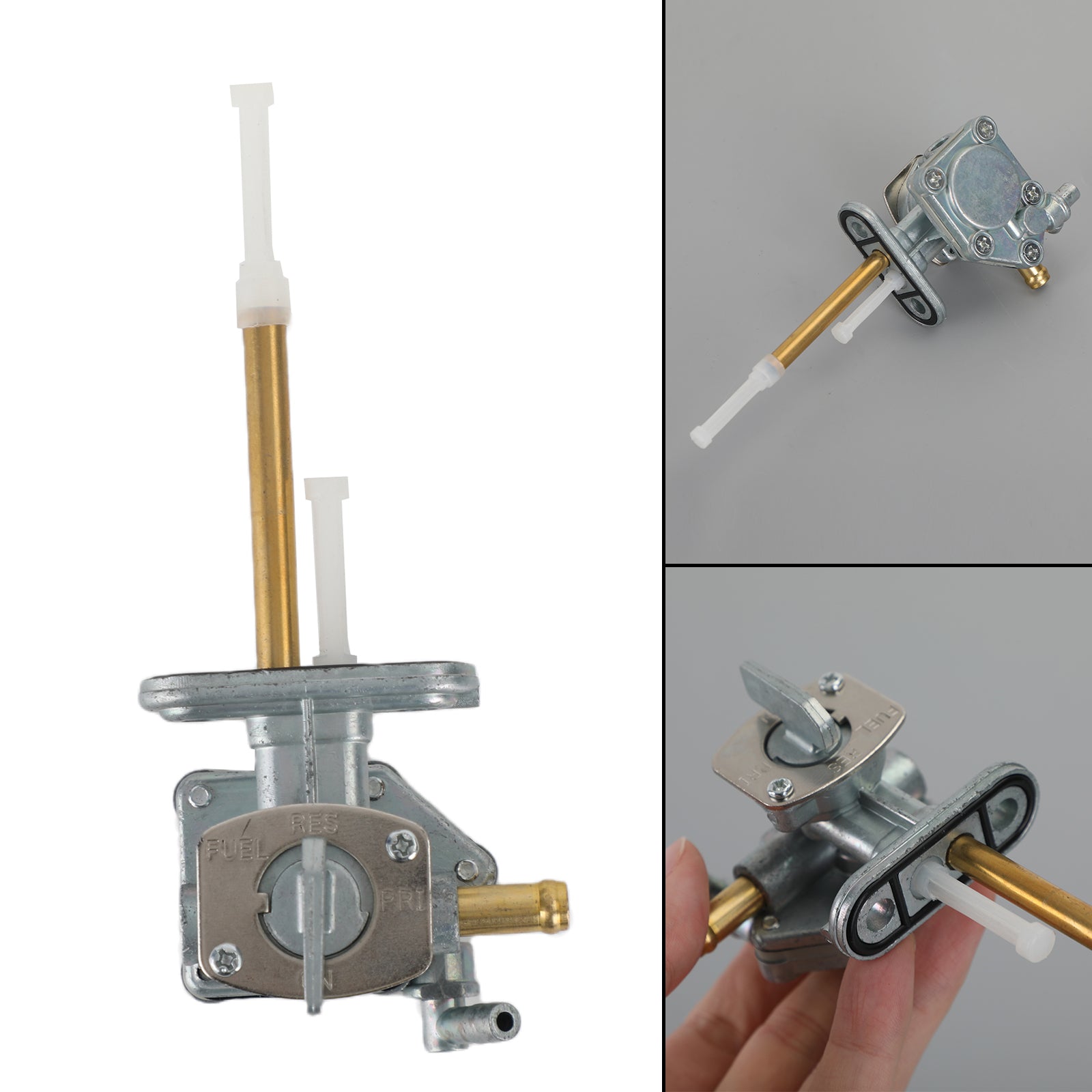 Benzertank Kraftstoff Hahnventil Petcock Fit für Suzuki DR250S DR350S DR250SE DR350SE Generic