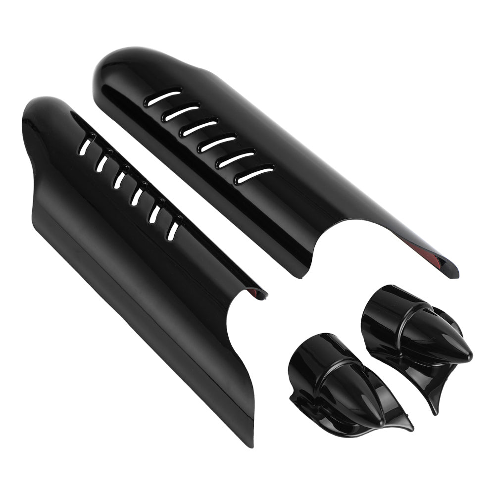 Gaffel nedre bendeflektors skjolddeksel for turnéing Electra Glide FLHT 2000-2013 Generisk