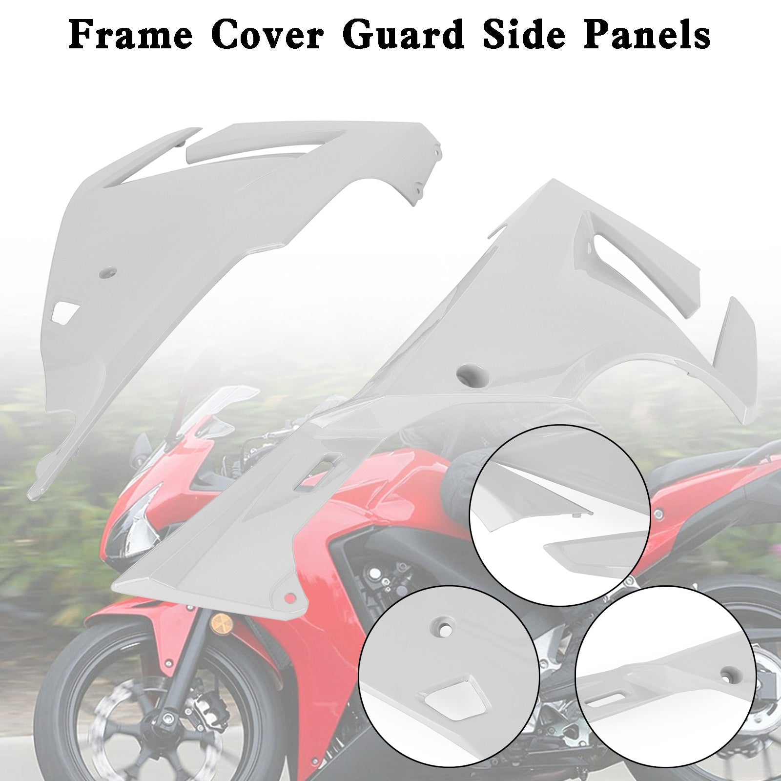 Side frame Panel Cover Fairing Cowl for Honda CBR500R 2019-2021 Generic