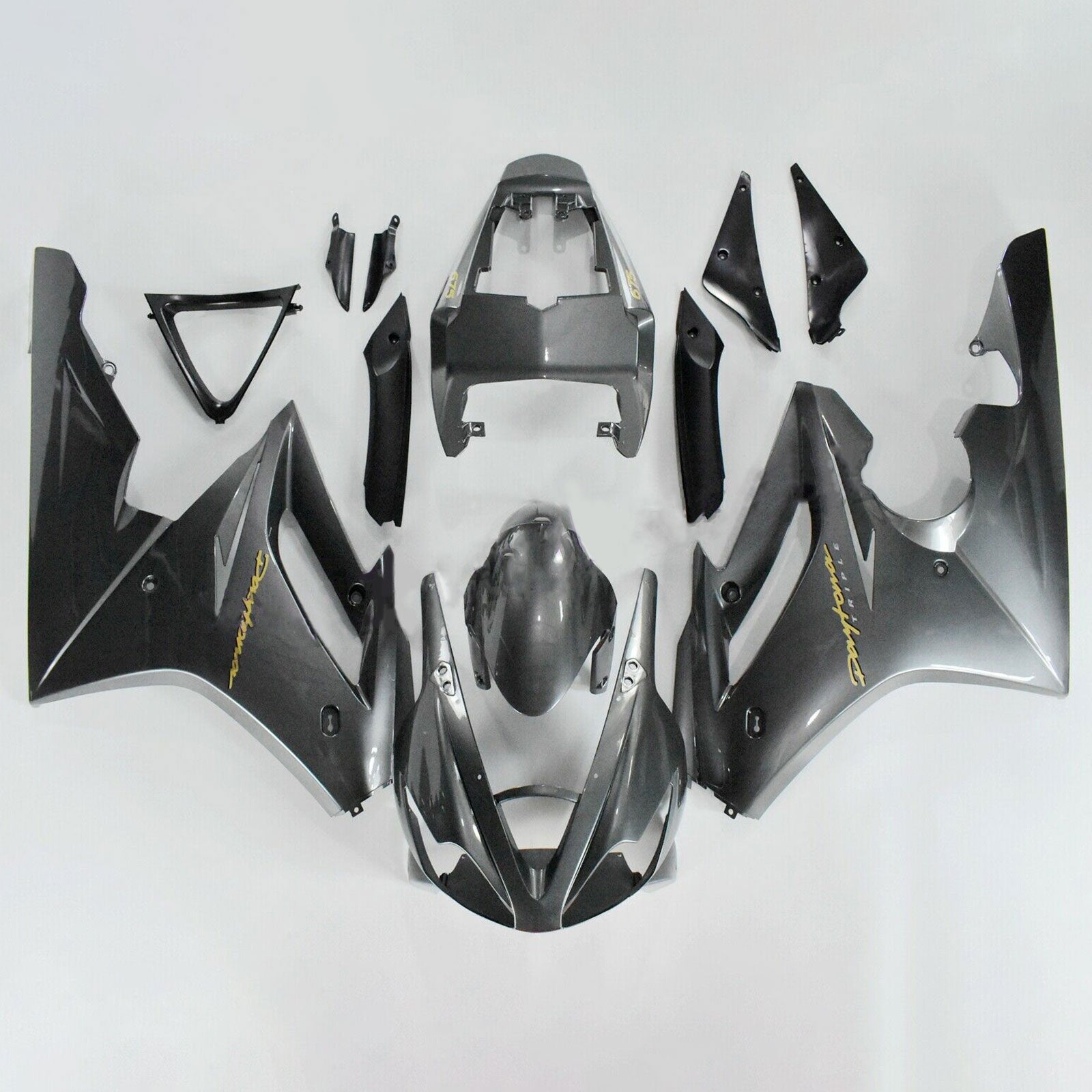 Amotopart fairings Triumph Daytona 675 2006-2008 Gray Fairing Kit