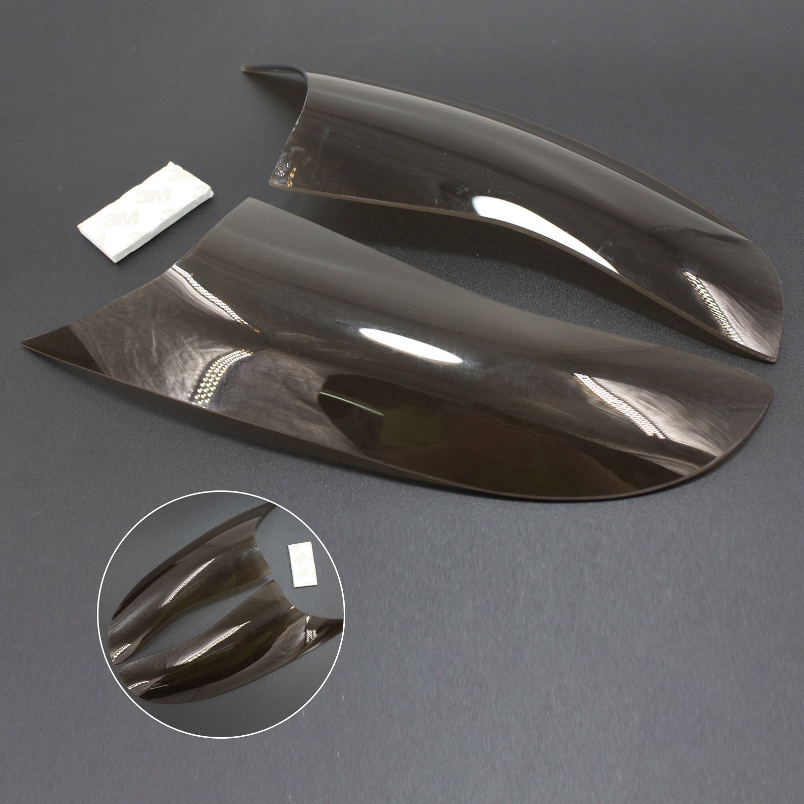 Cubierta de protección de lente de faro delantero para Kawasaki Zx-10R Zx 10R 16-18 Smoke Generic