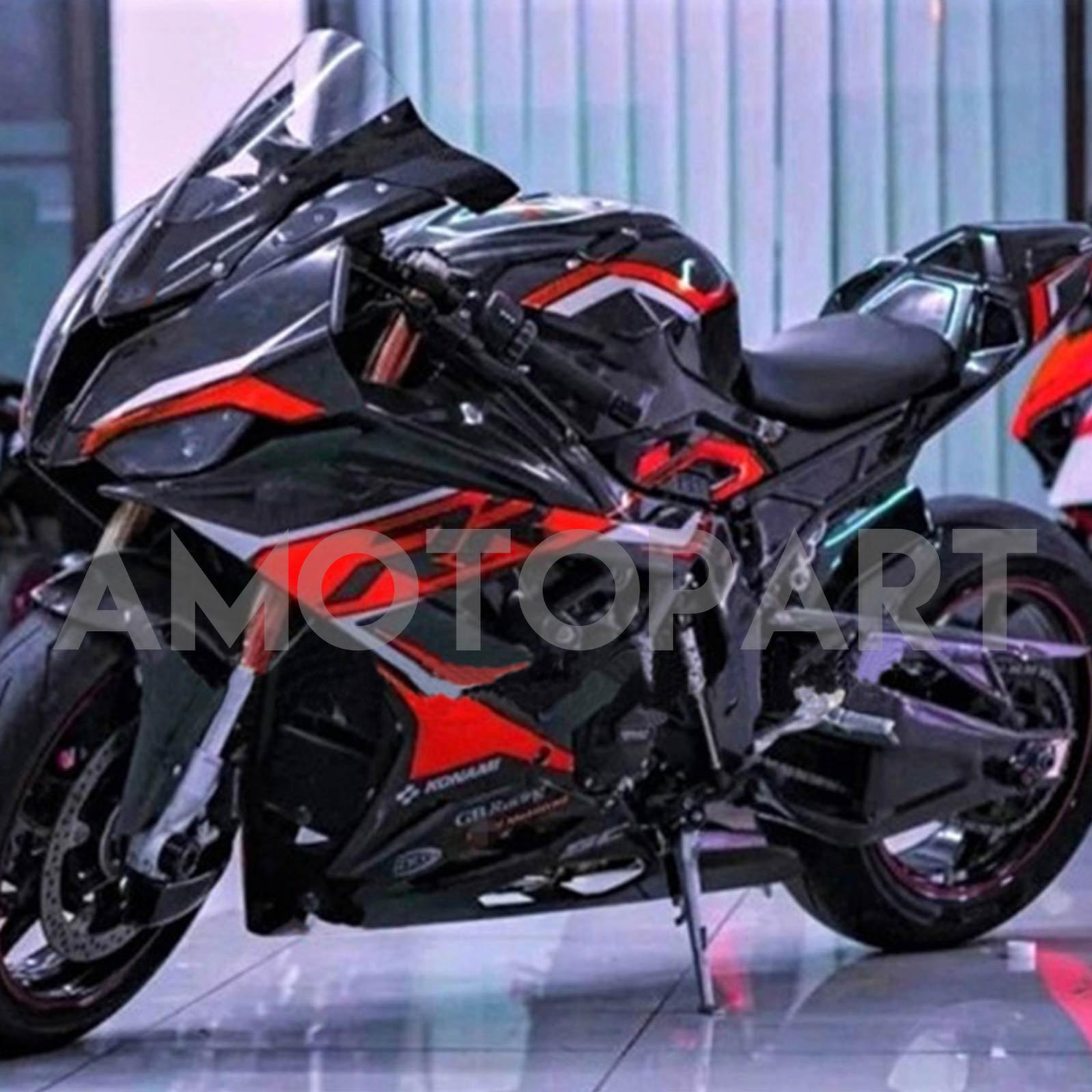 Amotopart 2019-2022 BMW S1000RR/M1000RR DARK RED Racing Fairing Kit