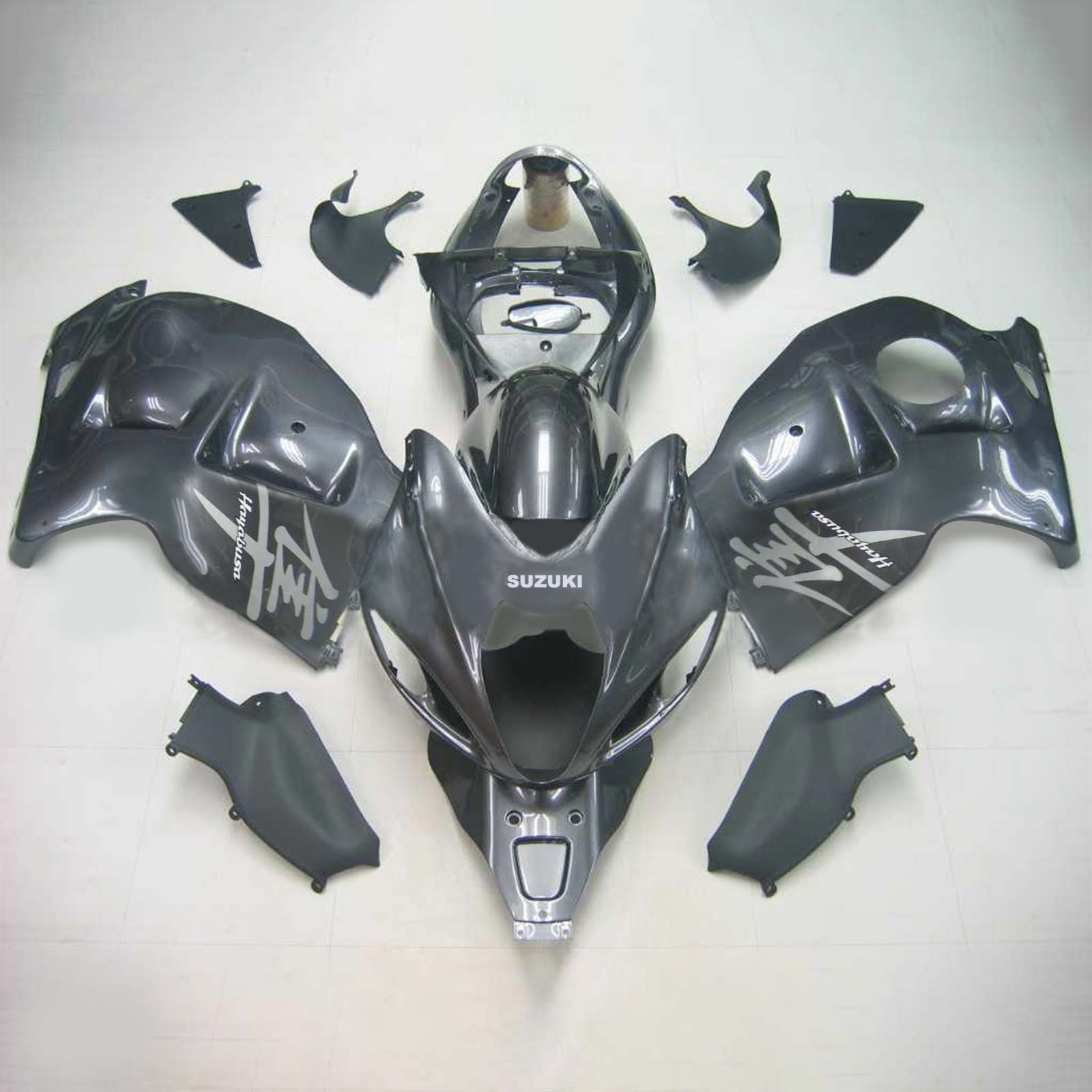 Amotopart 1999-2007 Suzuki Hayabusa GSX1300R Fairing Concrete Grey Kit
