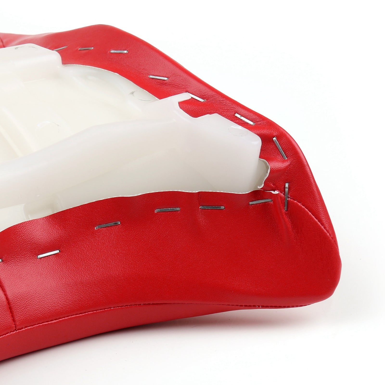 Front Rider Seat Leather Cover Fit for Yamaha YZF R1 2009-2011 Rød generisk