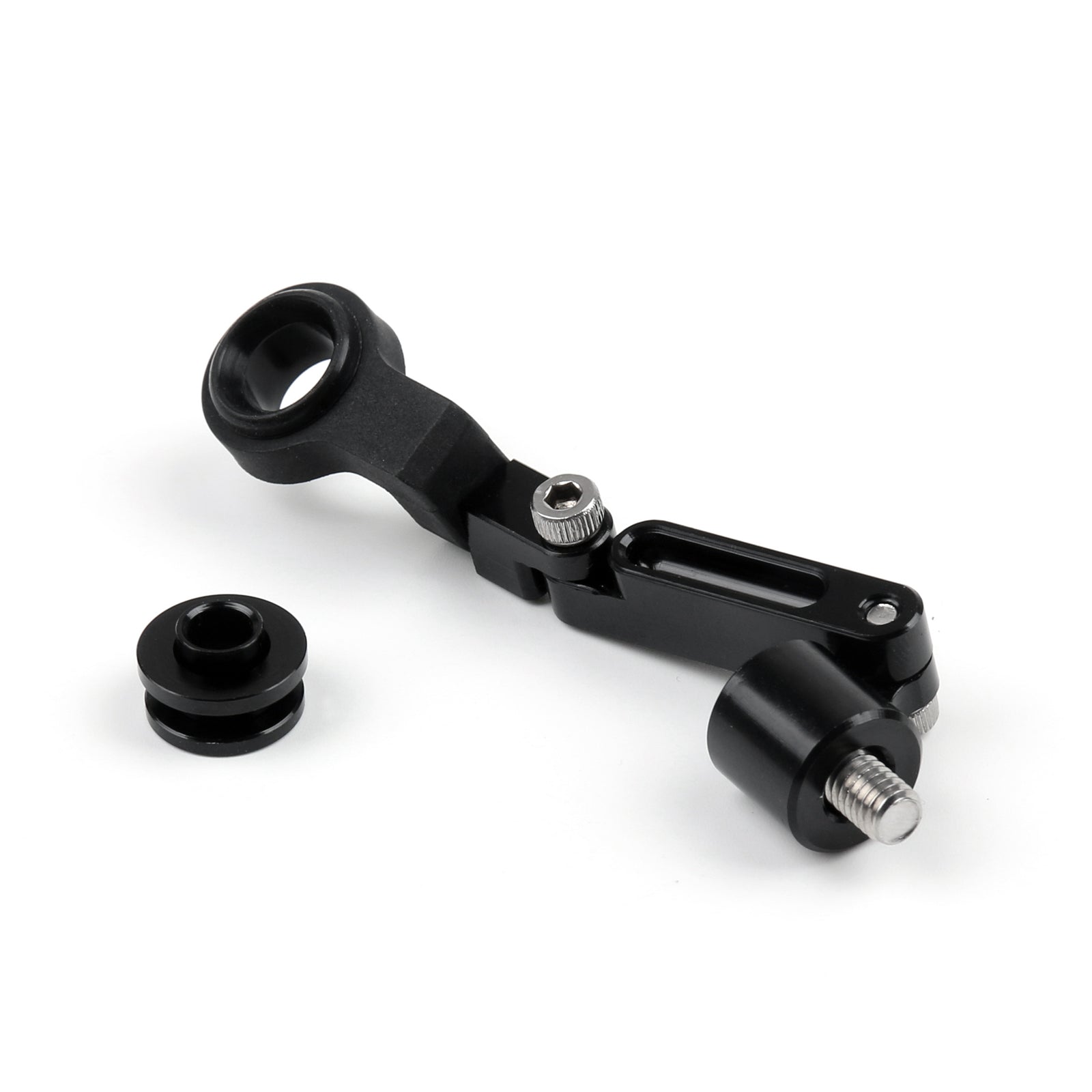 Staffa per stent serbatoio fluido freno frizione moto CNC nera