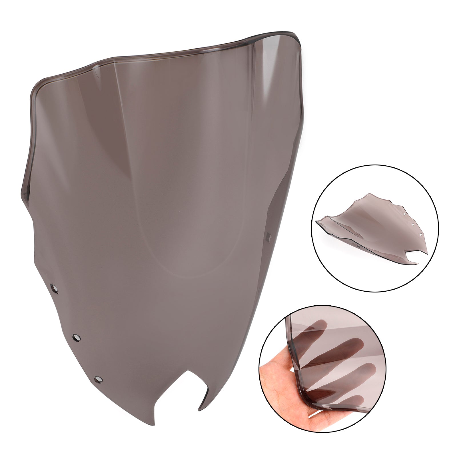 Le pare-brise de moto ABS Ajustement pour Yamaha FZ6R FZ-6R FZS600 2009-2015