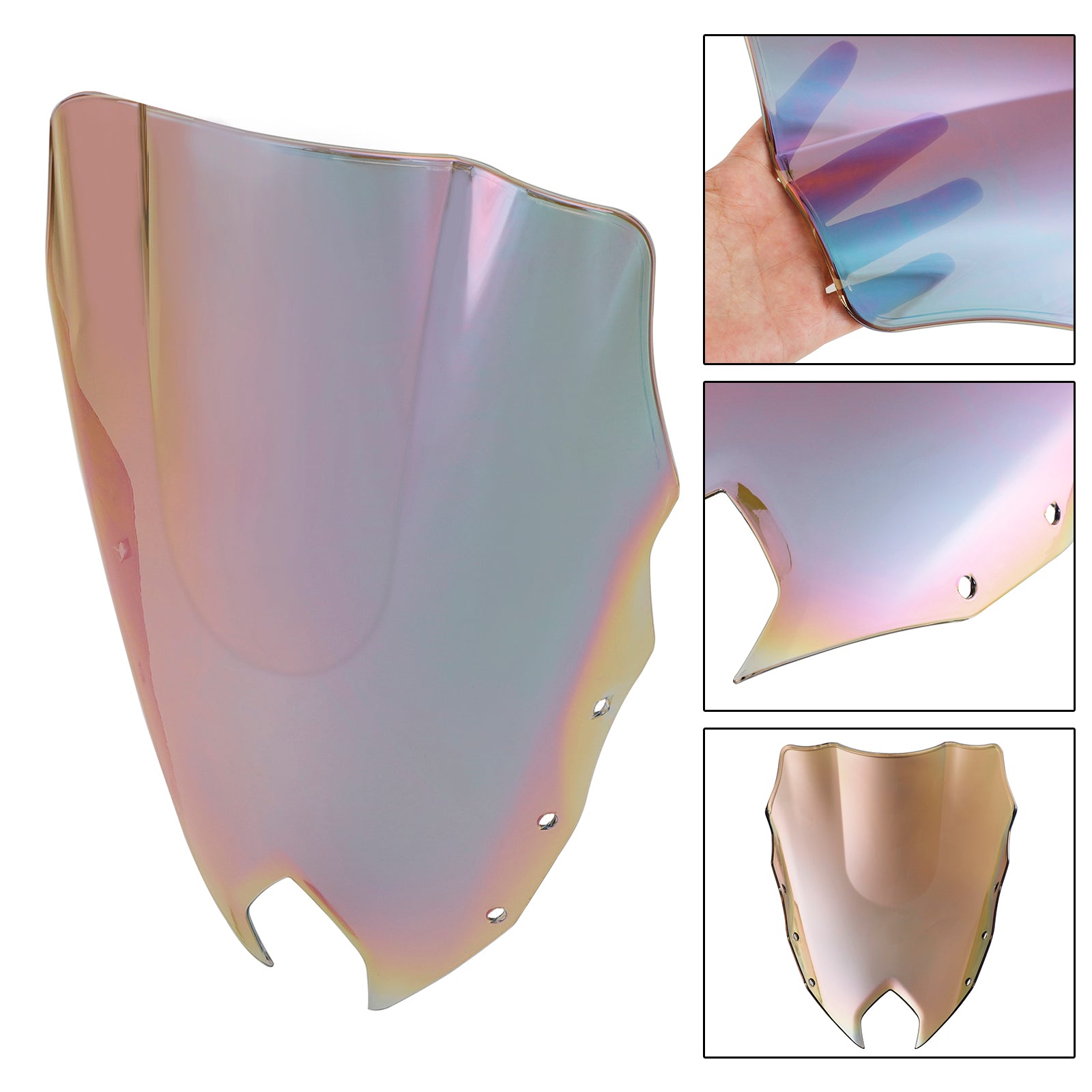 Le pare-brise de moto ABS Ajustement pour Yamaha FZ6R FZ-6R FZS600 2009-2015